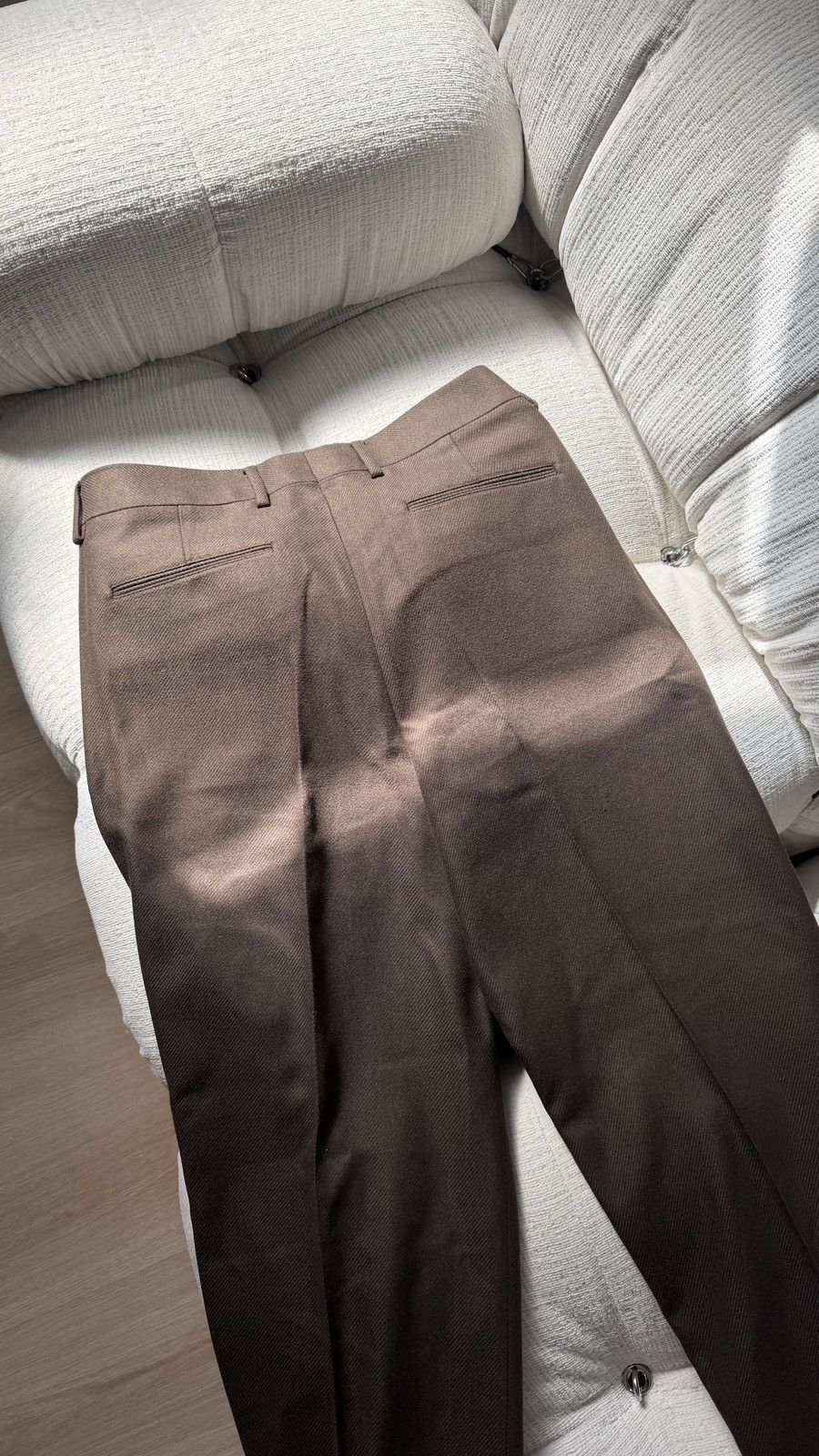 Loro Piana Loro Piana Buxton 100% Silk Heavyweight Trousers 48/M Size US 32 / EU 48 - 6 Thumbnail