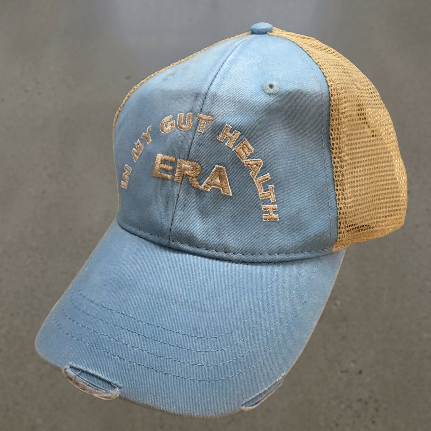 Vintage Adams Trucker Hat Beige OS Adjustable Embroidered Logo NWT Size ONE SIZE - 1 Thumbnail