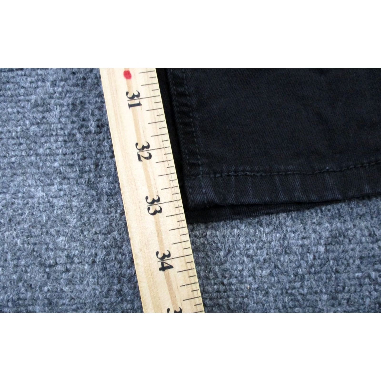 Vintage Spark Jeans Mens 36 X 32 Black Denim Skinny Fit Stretch Distressed Casual Slim Jeans Size US 36 / EU 52 - 4 Thumbnail