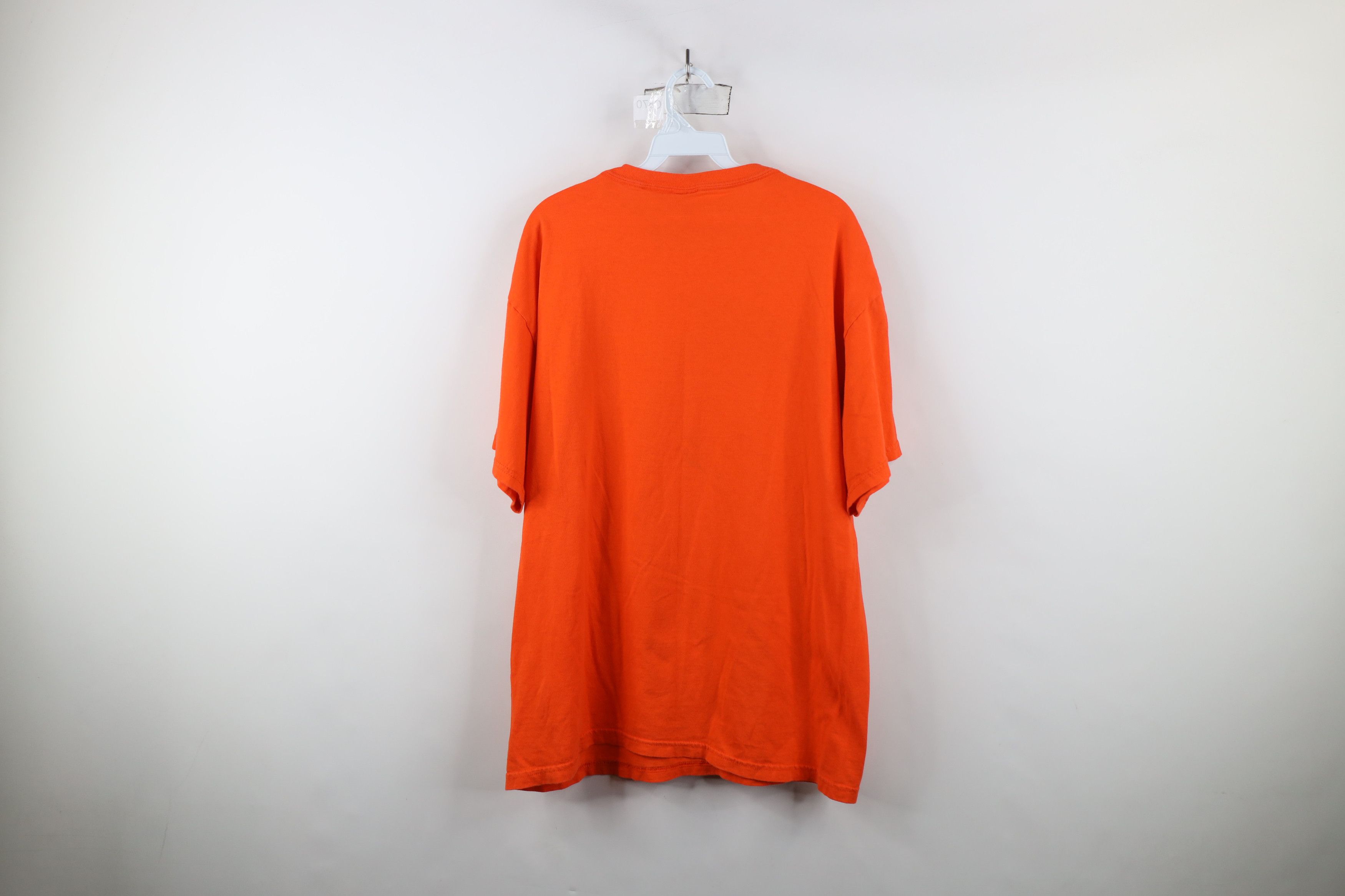 Vintage Vintage 90s Y2K Streetwear Halloween Witch T-Shirt Orange Size L / US 10 / IT 46 - 10 Thumbnail