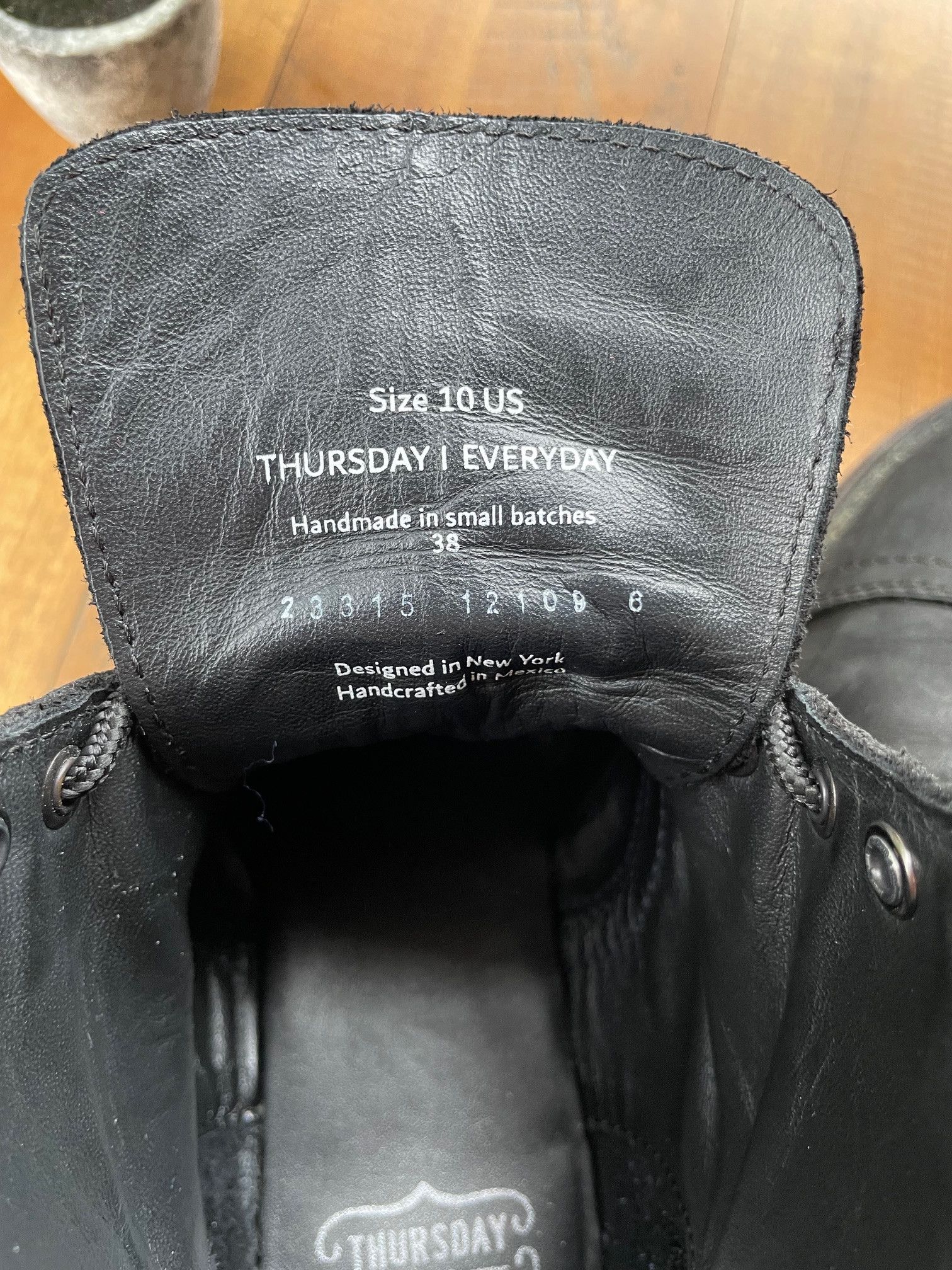 Thursday Boot Company Captain - Matte Black Size US 10 / IT 40 - 6 Thumbnail