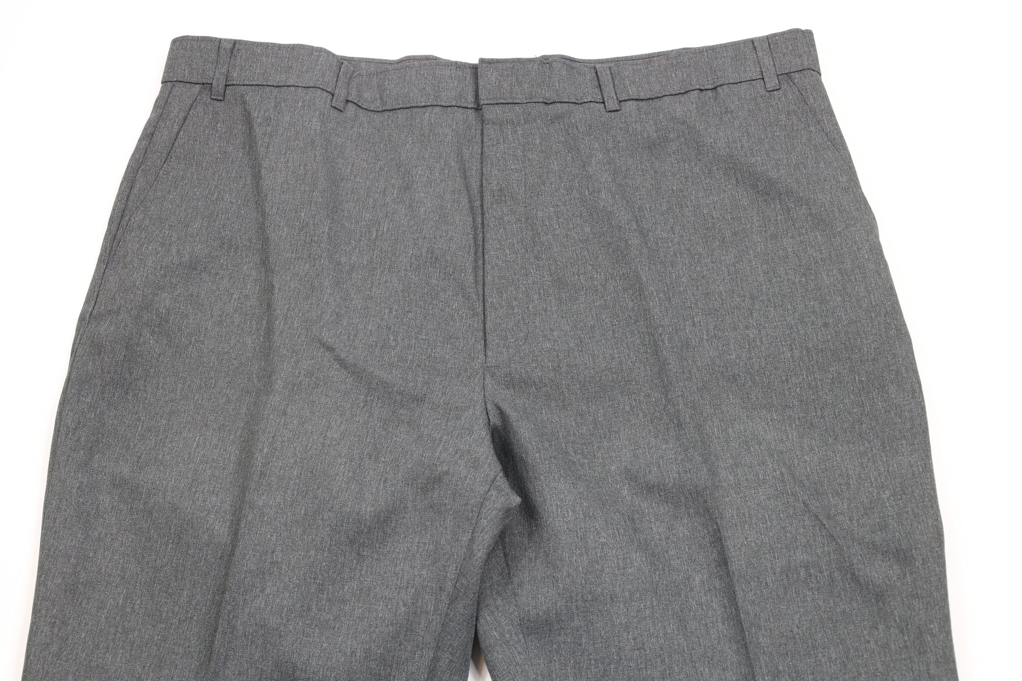 Levi's × Vintage Vintage 90s Levis Knit Wide Leg Chino Pants Heather Gray Size US 42 / EU 58 - 2 Thumbnail