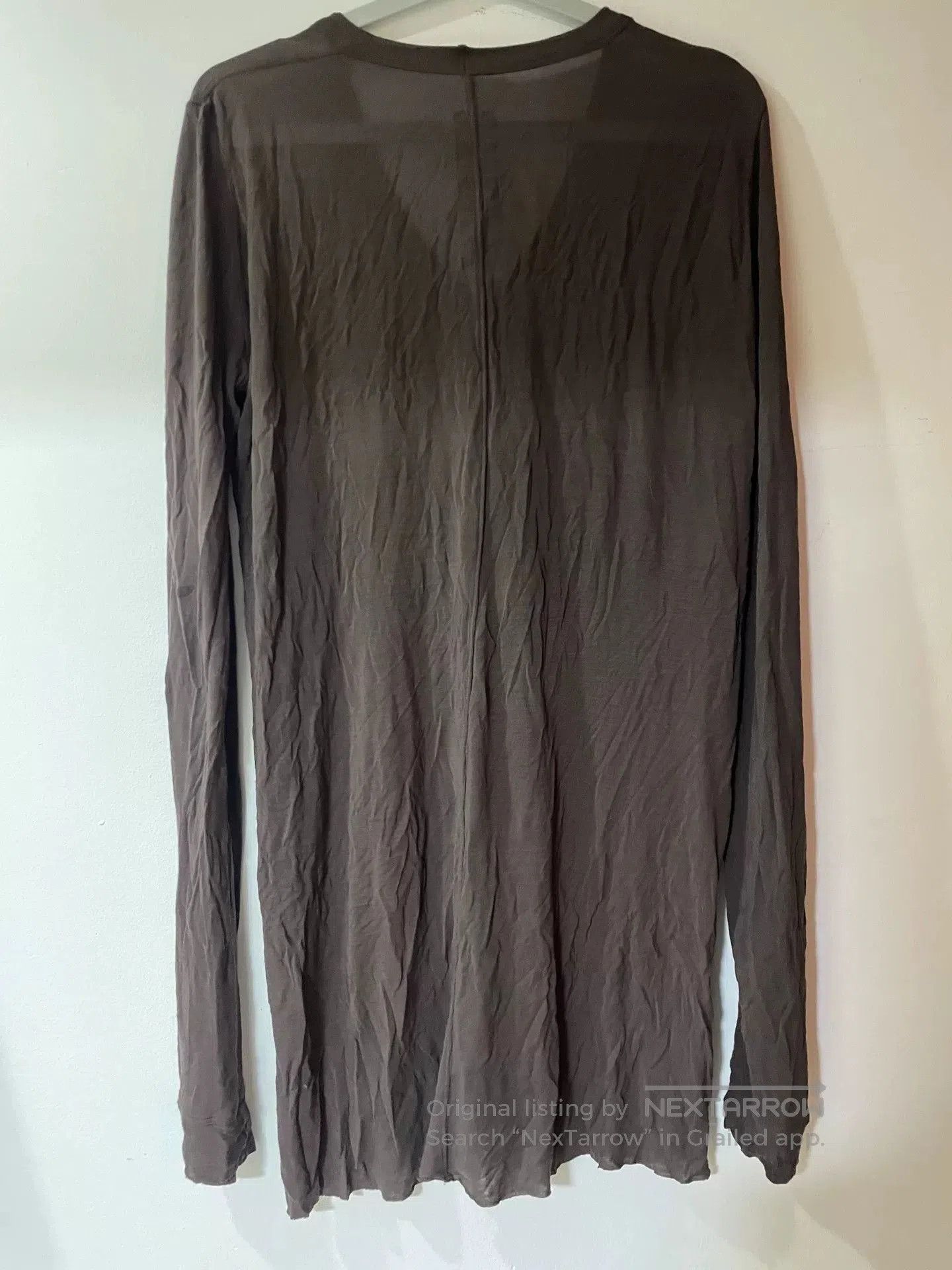 Rick Owens rick owens silk long sleeve top size 42. Size US M / EU 48-50 / 2 - 2 Thumbnail