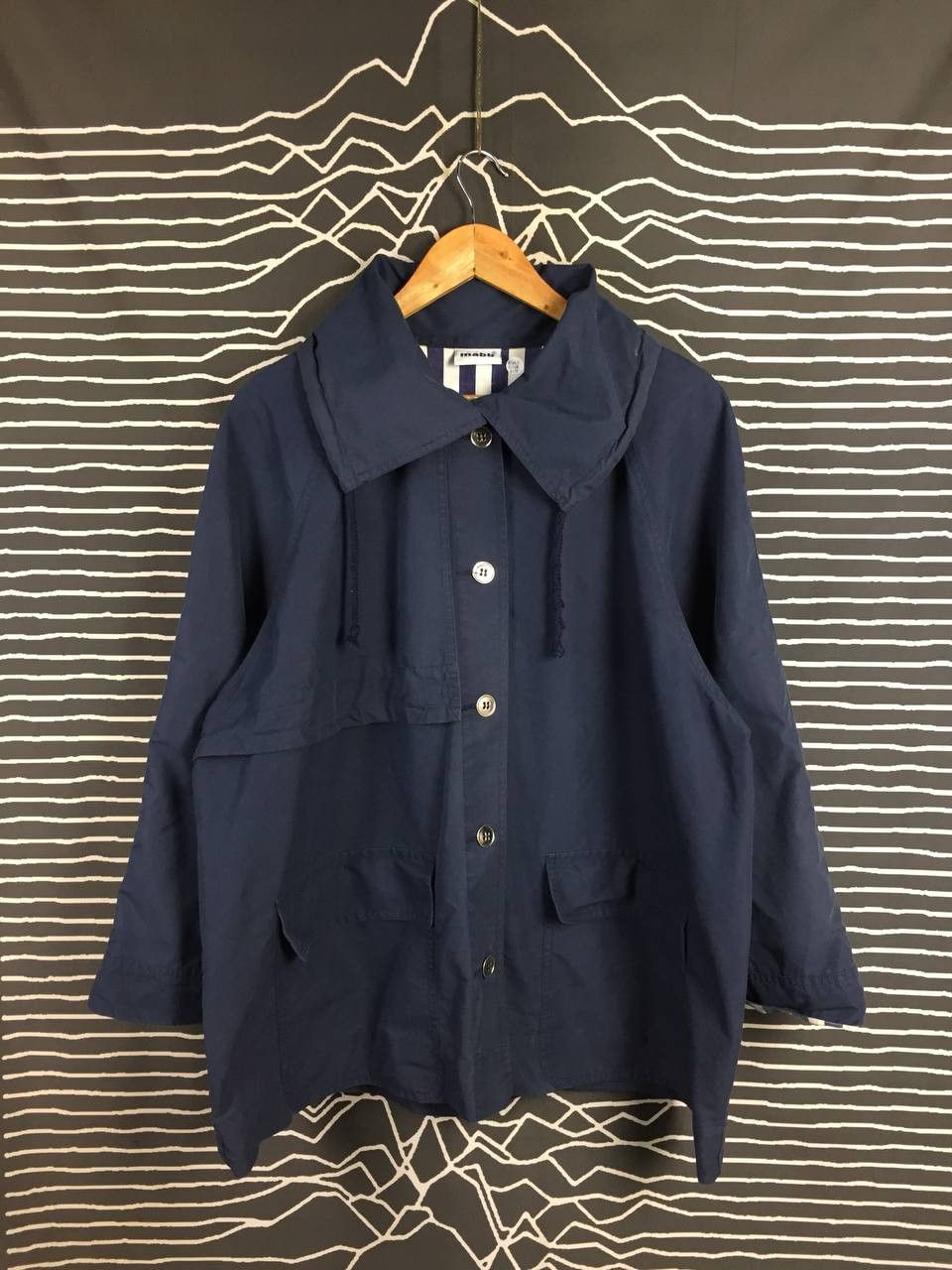 Vintage Vtg MABB Made In Italy Nautical Anchor Lined Jacket Size US XL / EU 56 / 4 - 2 Thumbnail