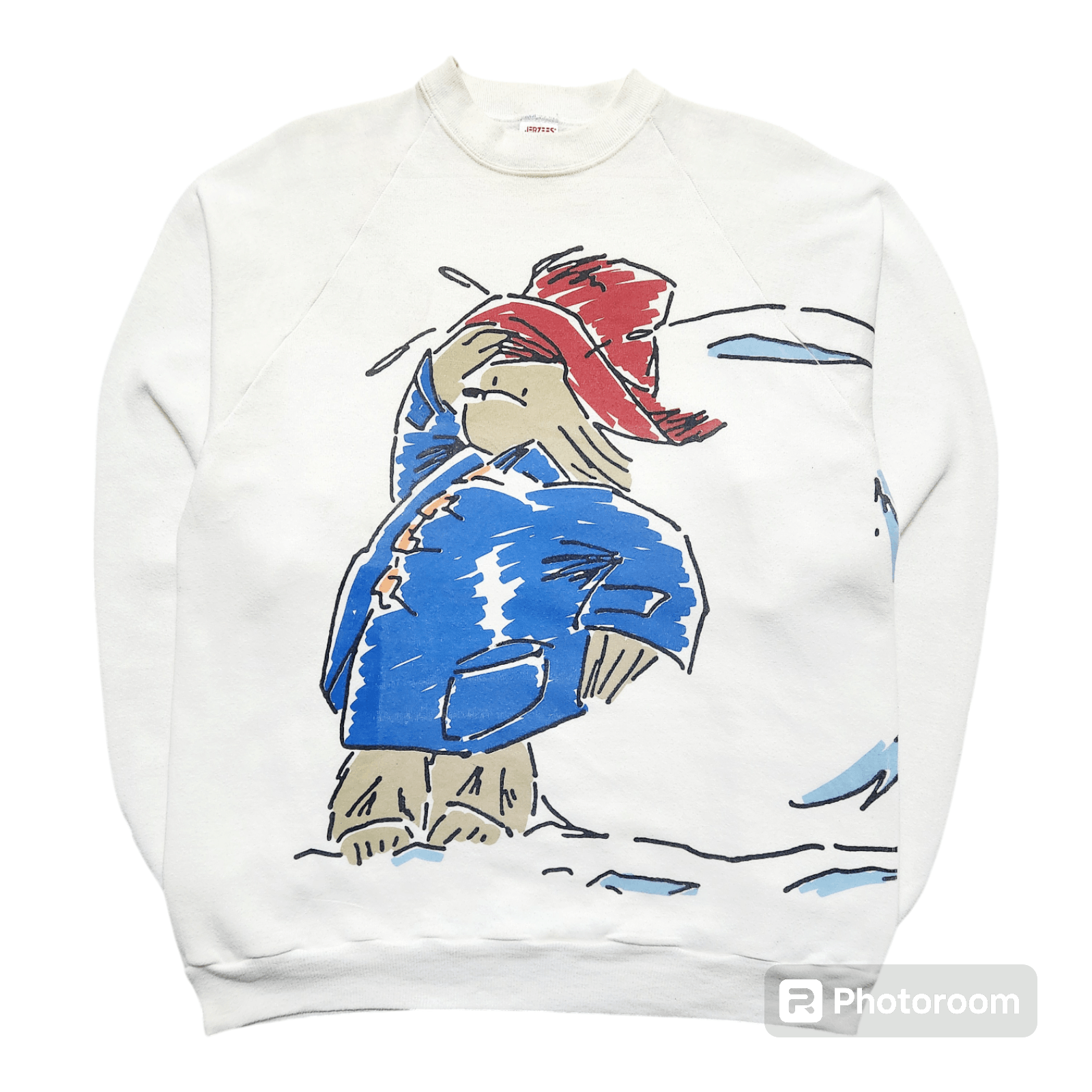 Paddington Bear Vintage White Sweater