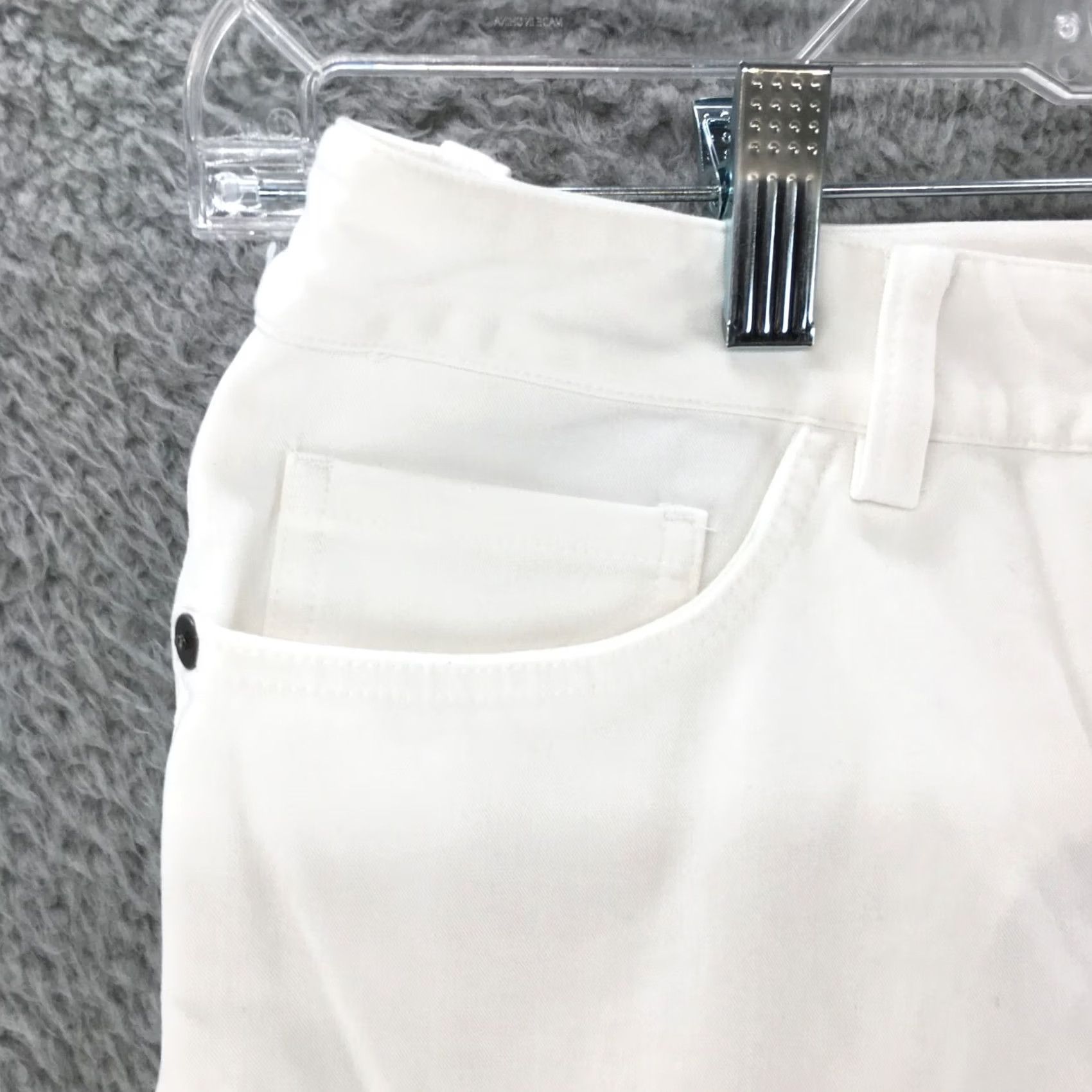 Nike Nike Dri Fit Skinny Jeans Womens White Mid Rise Zip Fly Comfort 27 in. Size 27" / US 4 / IT 40 - 3 Thumbnail