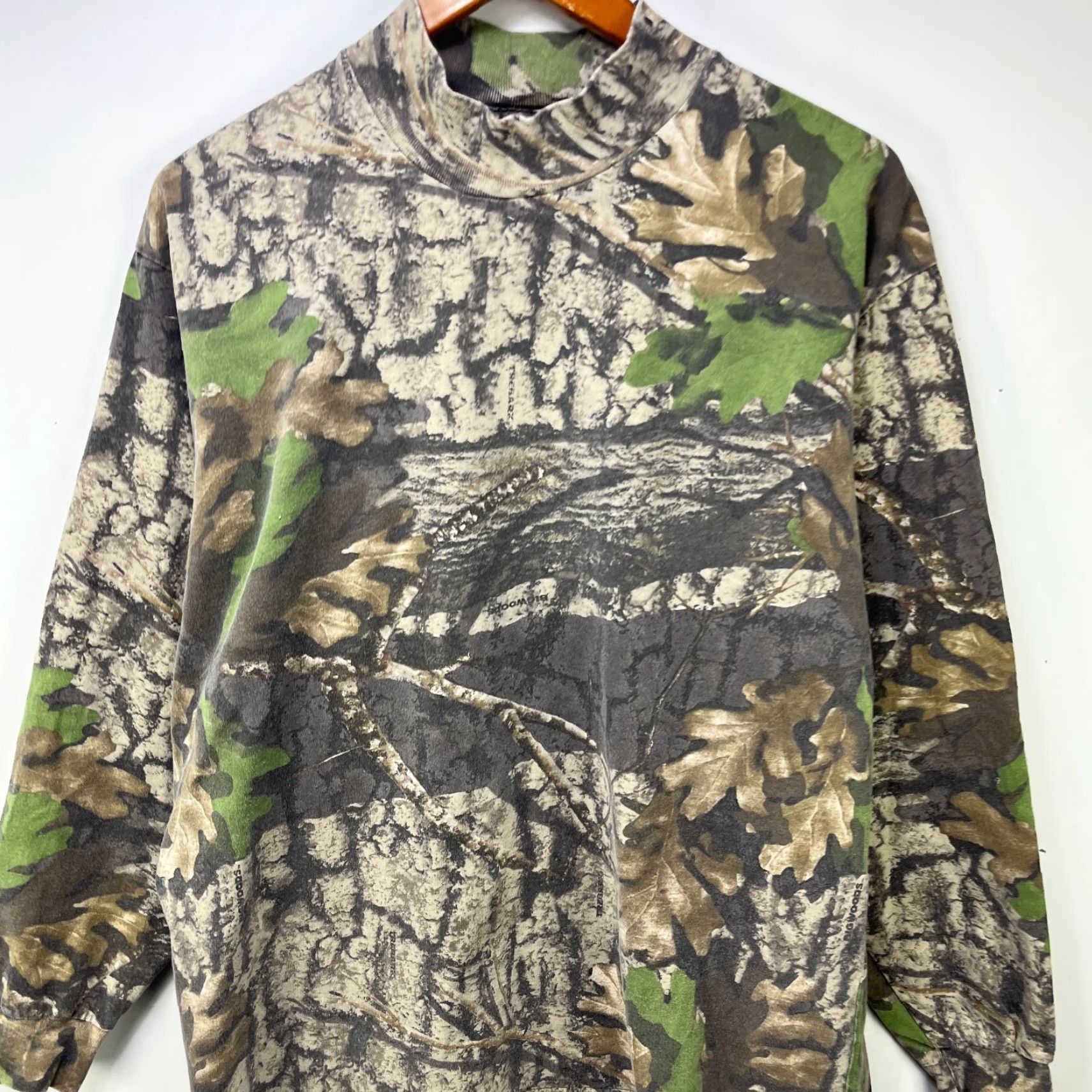 Jerzees VINTAGE JERZEES Real tree Camo Long Sleeve Shirt L Mens Size US L / EU 52-54 / 3 - 2 Thumbnail