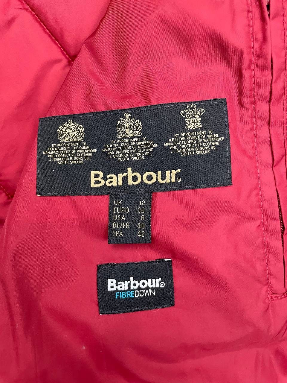 Barbour Barbour Womens Quilted Puffer Jacket Red Size M Size M / US 6-8 / IT 42-44 - 6 Thumbnail