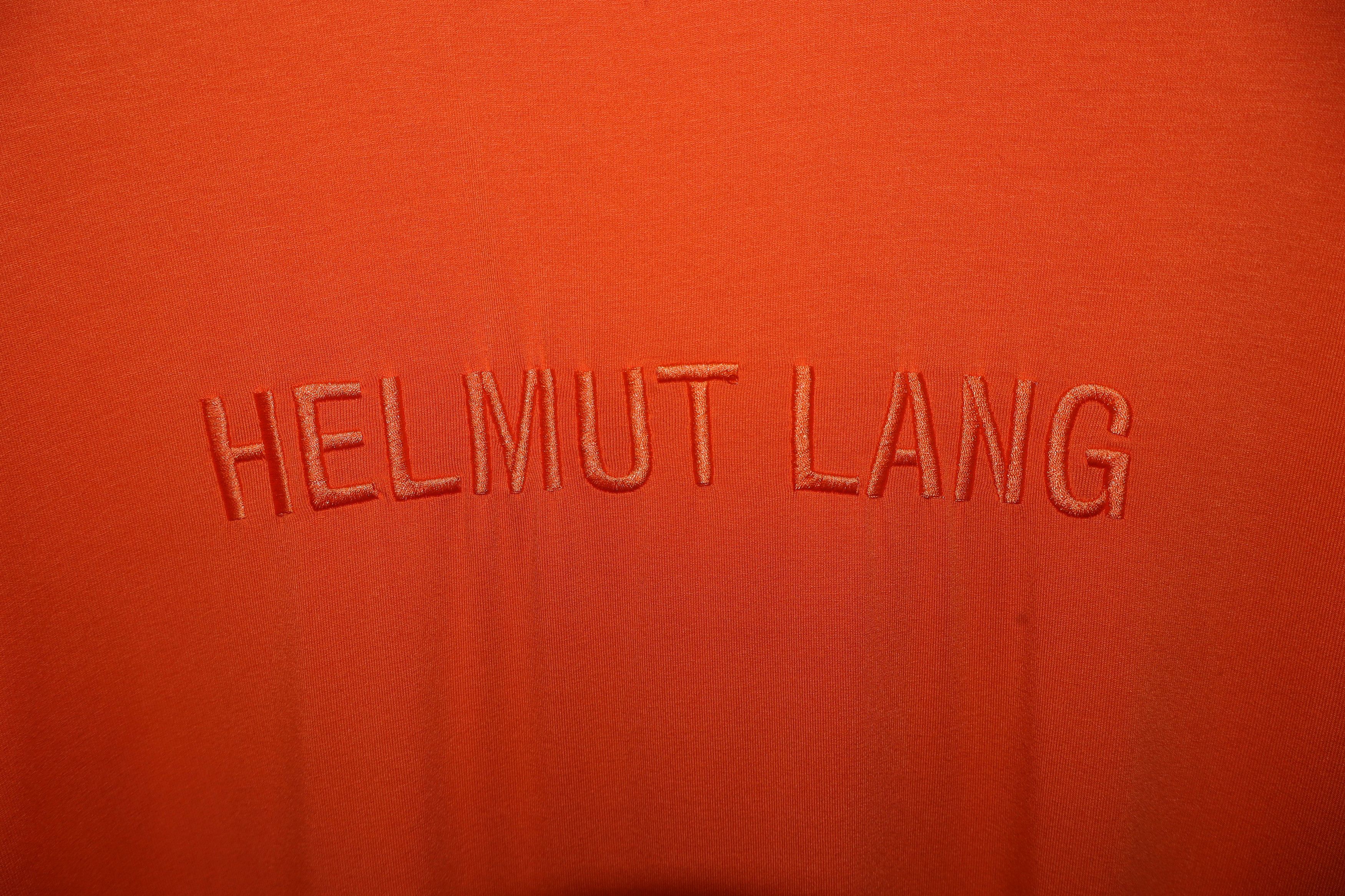 Helmut Lang Embroidered logo t-shirt Size US M / EU 48-50 / 2 - 9 Thumbnail