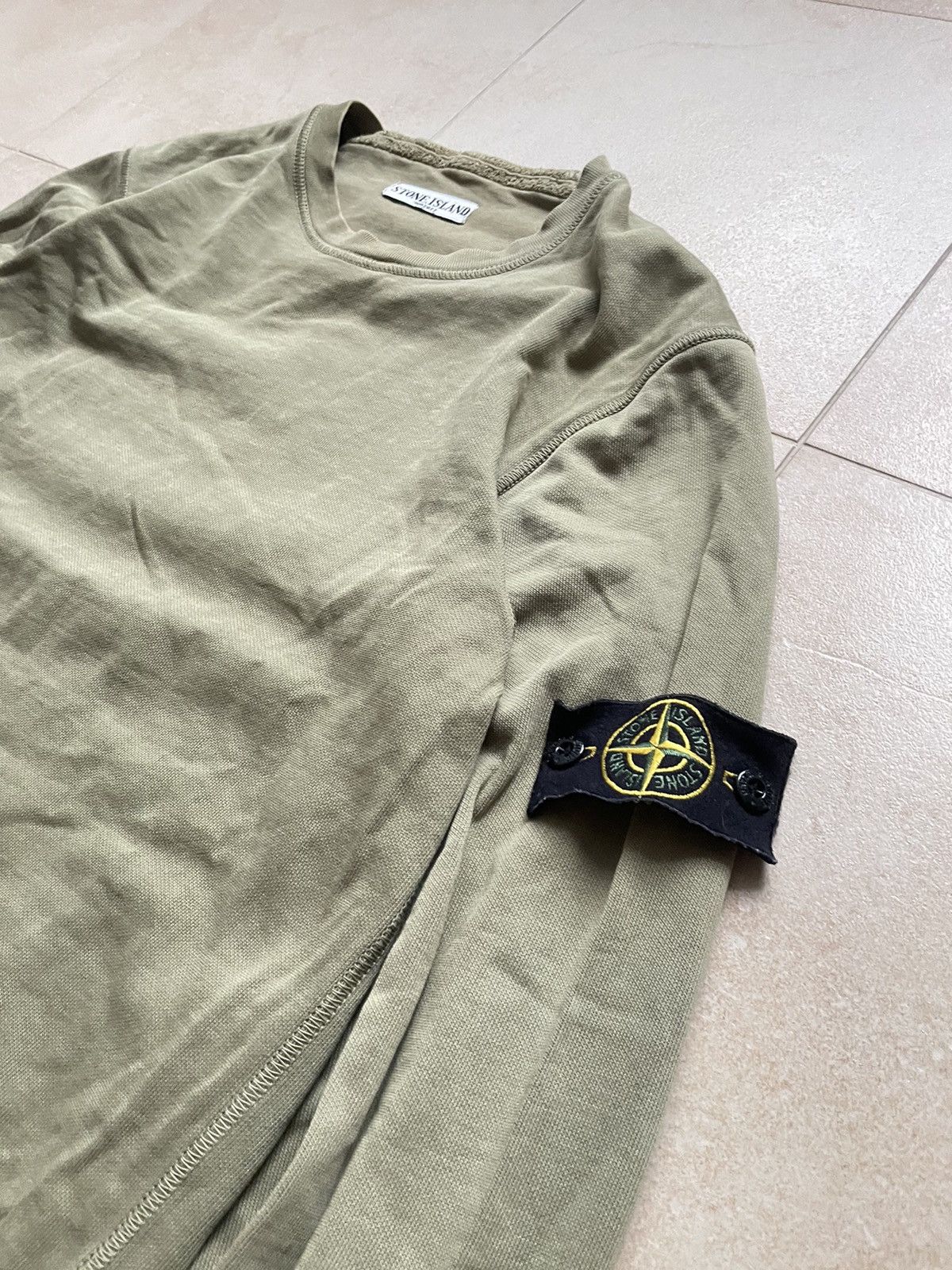 Stone Island Stone island green khaki crewneck , stone island sweatshirt Size US M / EU 48-50 / 2 - 2 Thumbnail