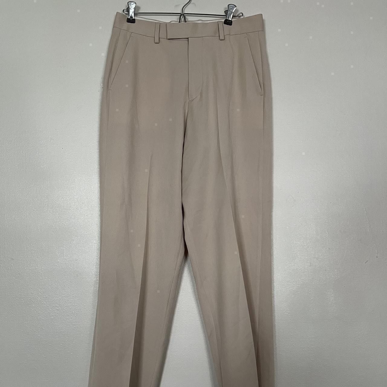 Japanese Brand × Vintage Vintage Cream Wide Leg Pleated Trousers Size US 30 / EU 46 - 1 Thumbnail