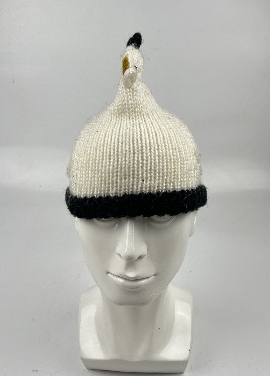 Japanese Brand very rare made in japan chicken knitted hat beanie hat tc35 Size ONE SIZE - 2 Thumbnail