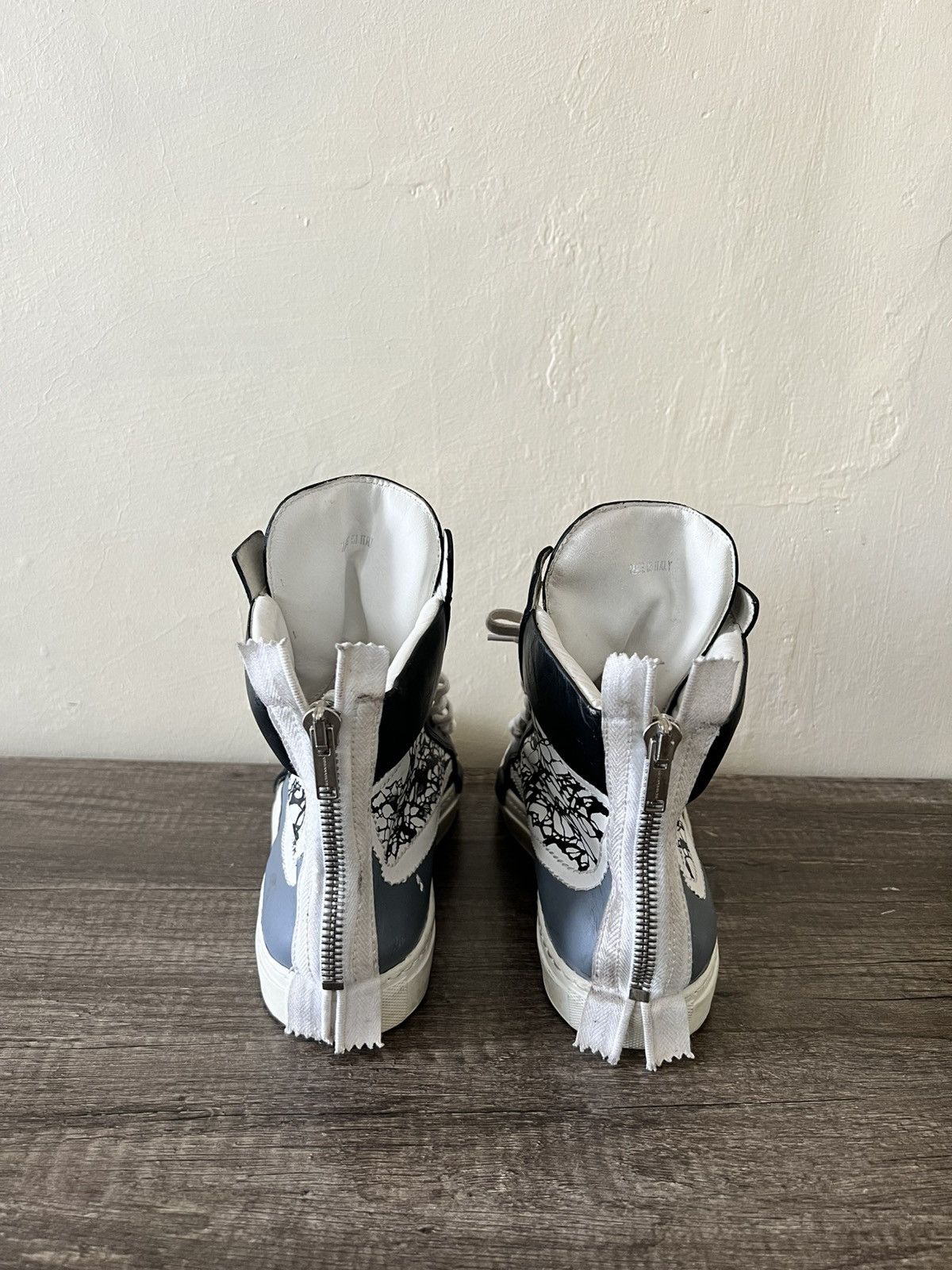 Kris Van Assche KRIS VAN ASSCHE LACED BACKZIP SNEAKERS Size US 6 / EU 39 - 8 Thumbnail