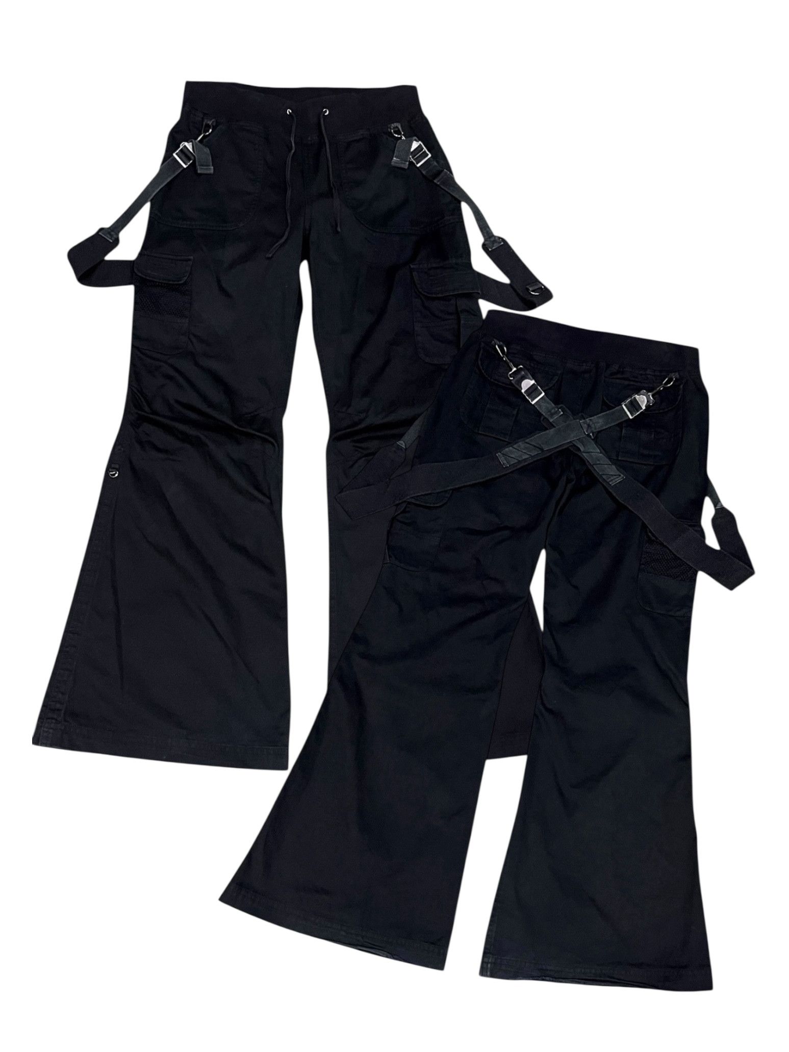 パンツ 00s GOA suspender cargo flared pants Y2K 00s GOA suspender cargo flared pants Y2K - メルカリ