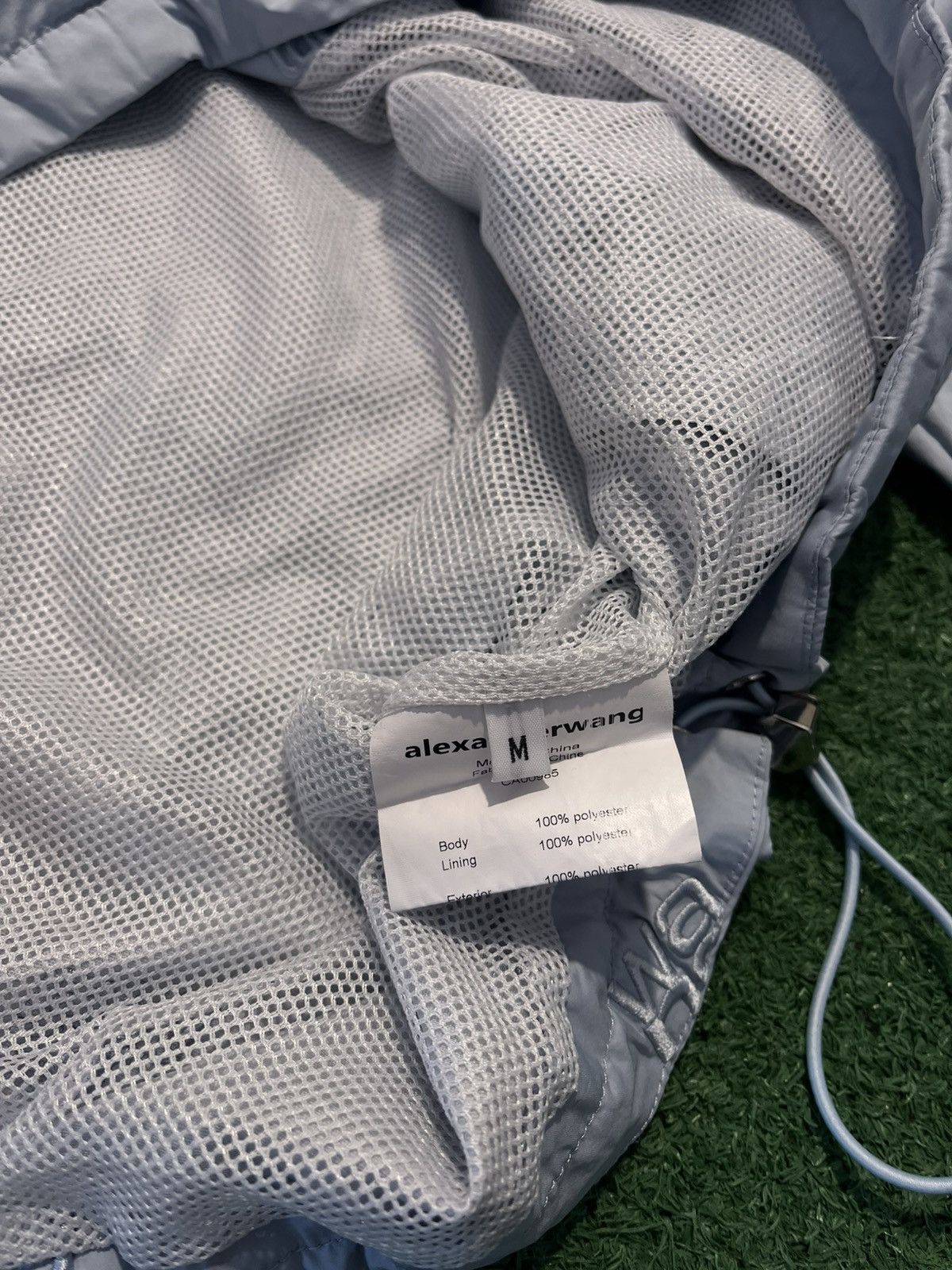 Alexander Wang Alexander Wang Nylon Track Jacket Light Blue Oversize Size M / US 6-8 / IT 42-44 - 6 Thumbnail