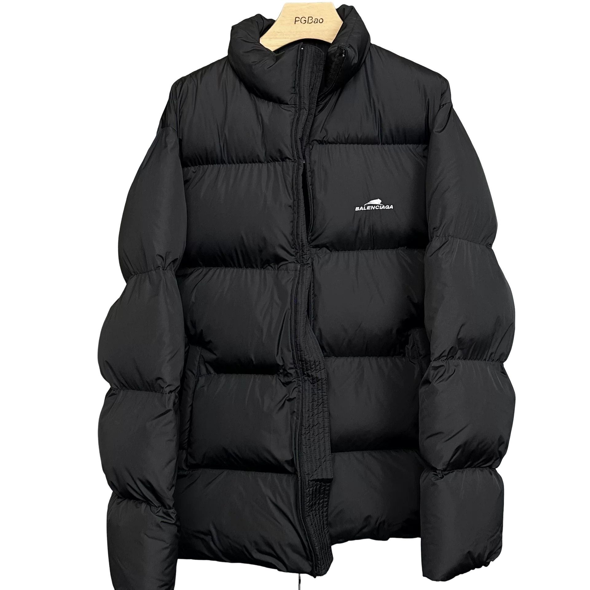 Balenciaga Balenciaga Logo Embroidered Puffer Jacket XS Size US XS / EU 42 / 0 - 1 Thumbnail