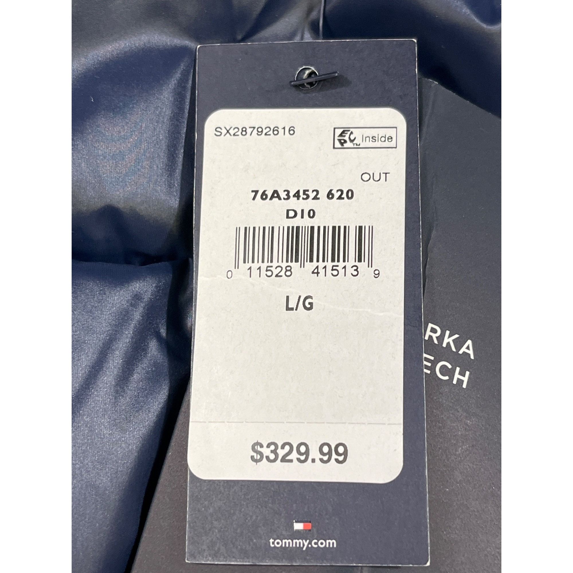 Tommy Hilfiger Tommy Hilfiger Women's Green Winter Puffer Coat Size L SKU 5 Size L / US 10 / IT 46 - 5 Thumbnail