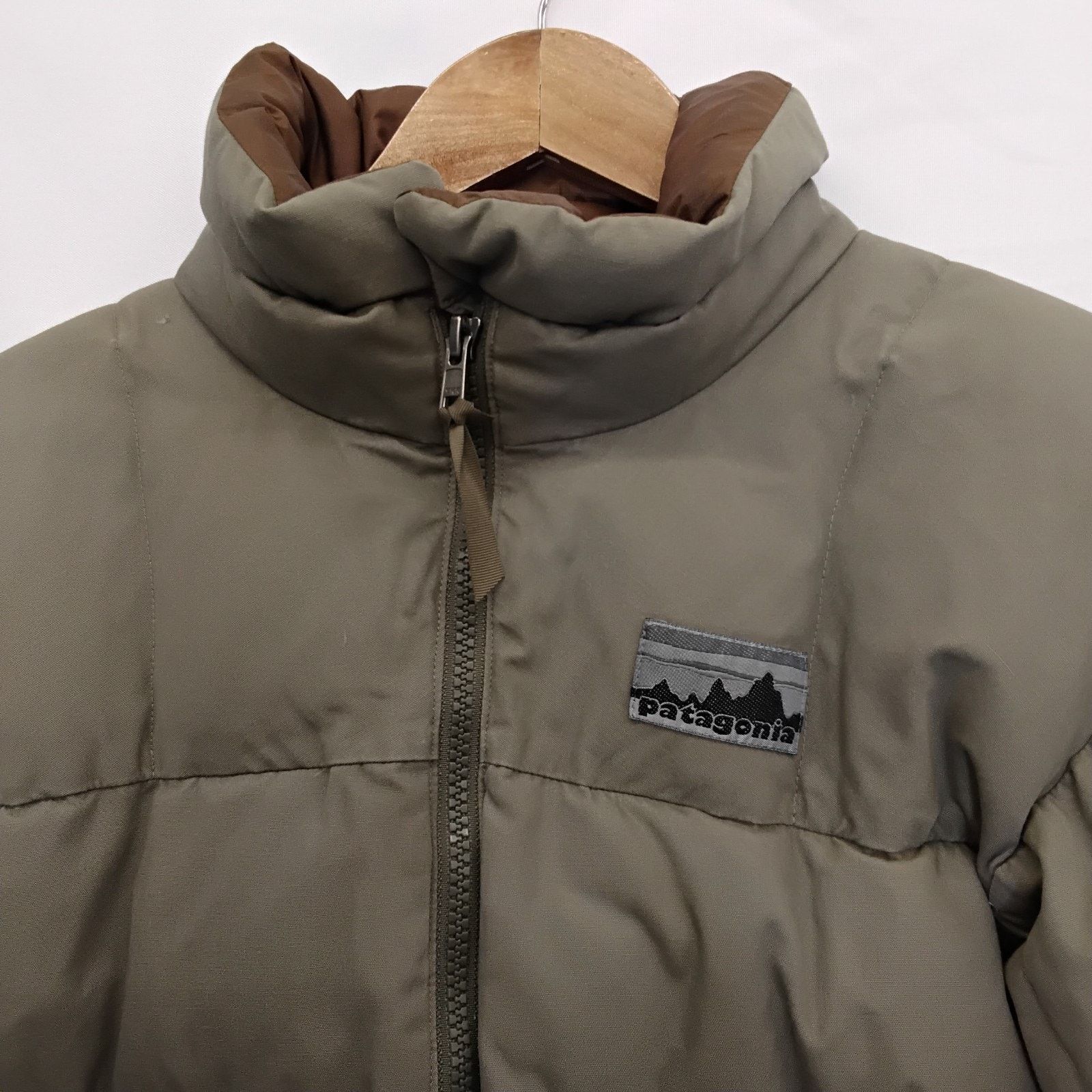 Patagonia Patagonia Down Puffer Jacket Men XXS Army Green Cotton Shell Size US XXS / EU 40 - 4 Thumbnail