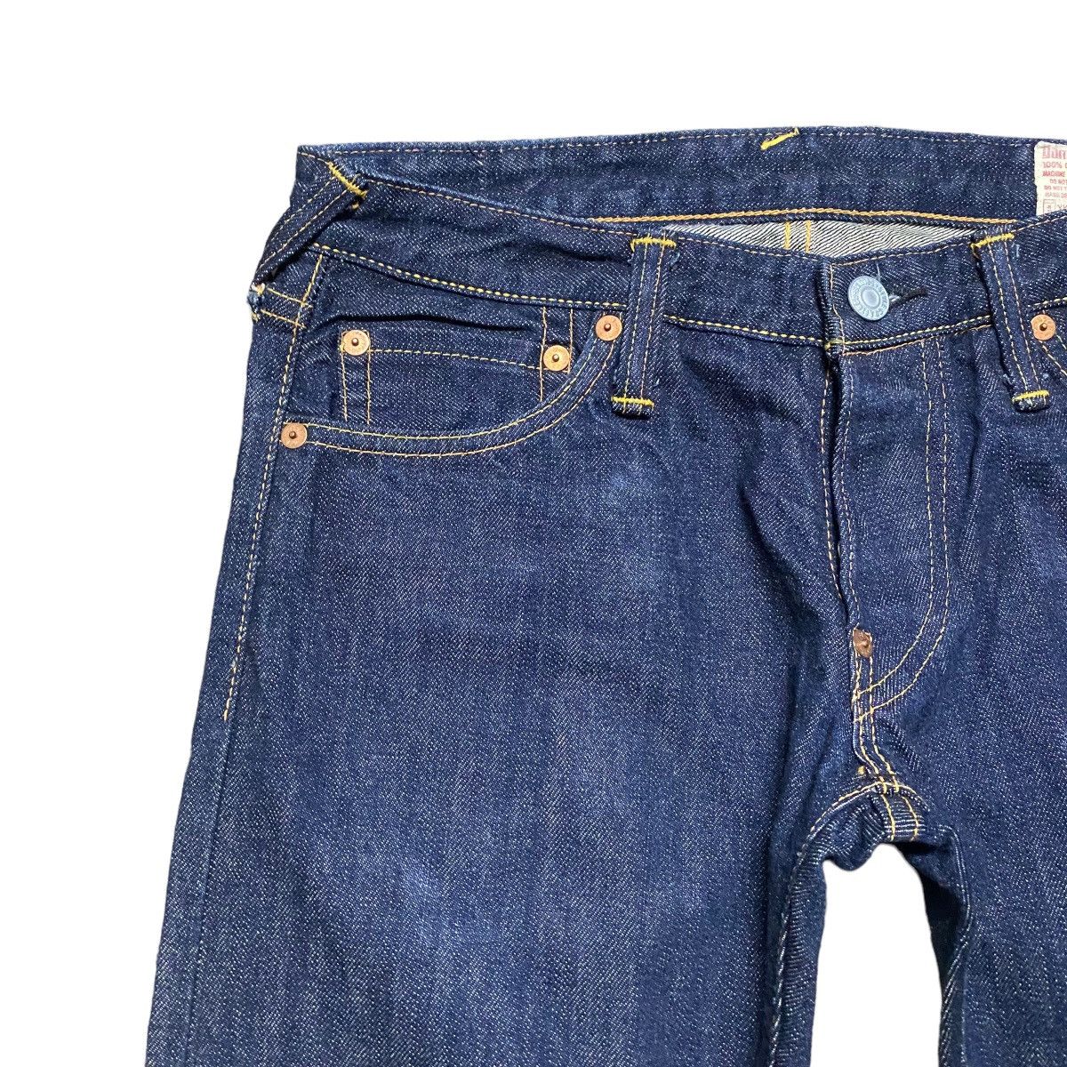 Evisu Rare🔥 Evisu Donna Denim Selvedge Painter Jeans Size 26" / US 2 / IT 38 - 4 Thumbnail