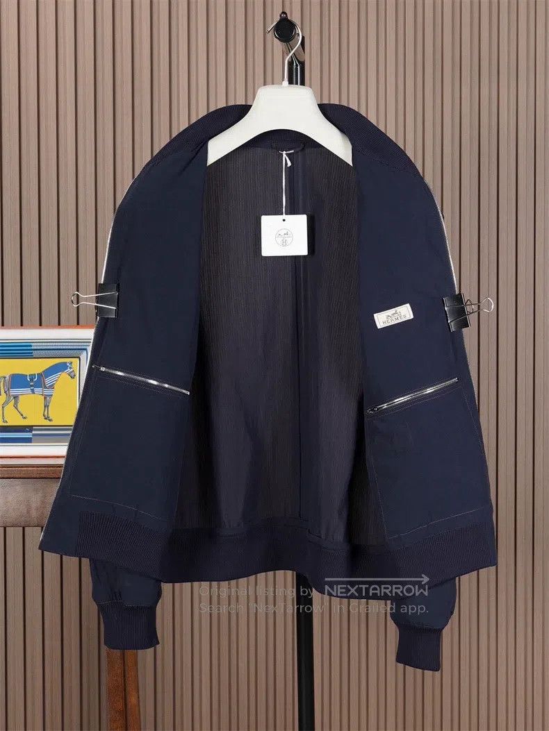 Hermes Hermes Lightweight Baseball Jacket Size US M / EU 48-50 / 2 - 2 Thumbnail