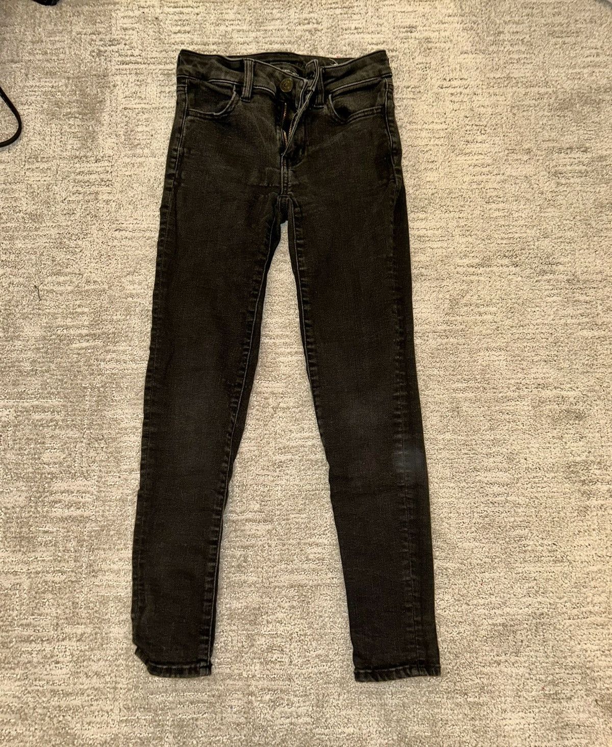 American Eagle Outfitters American Eagle black skinny jeans short length Size 24" / US 00 / IT 34 - 2 Thumbnail