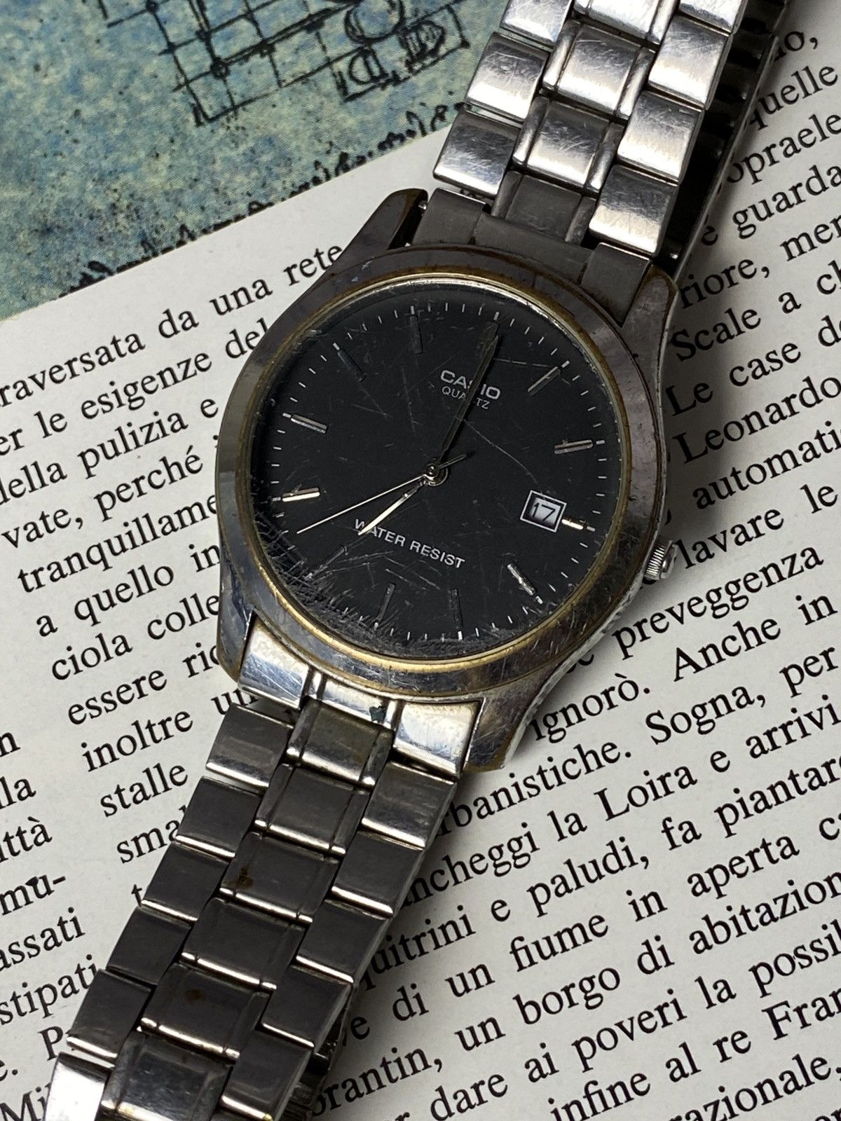 Casio Rare Vintage Casio MTP-1141 Classic Dress Watch - Works! Size ONE SIZE - 6 Thumbnail