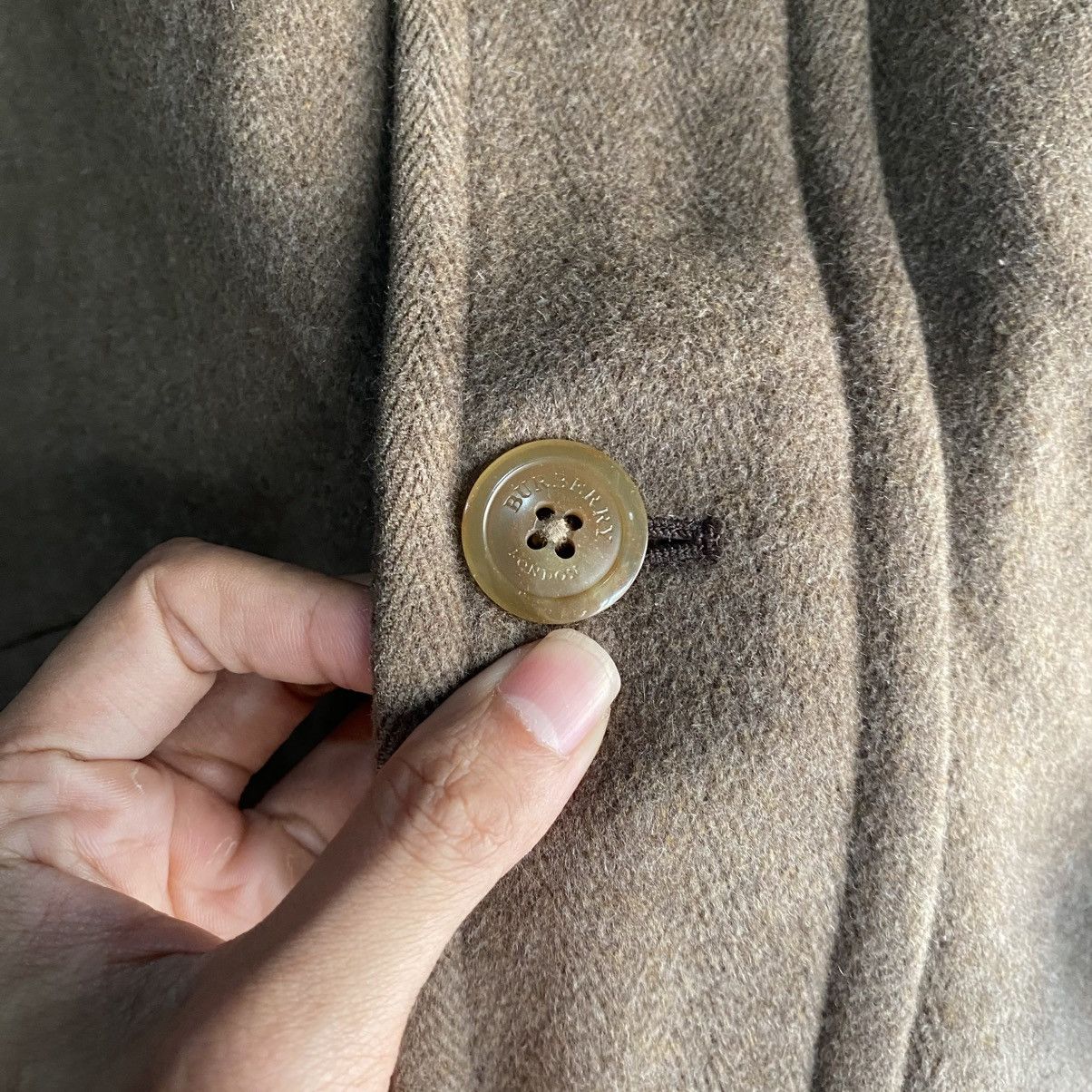 Burberry Burberry Brown Wool Car Coat Lining Vintage Luxury Overcoat Size US S / EU 44-46 / 1 - 8 Thumbnail
