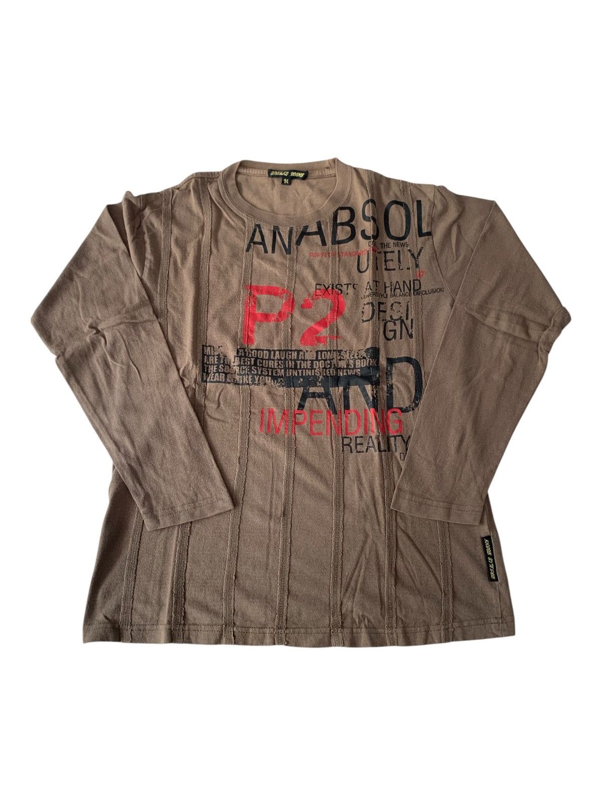 Japanese Brand 2000s japanese archive anabsol grunge y2k longsleeve tee Size US M / EU 48-50 / 2 - 1 Thumbnail