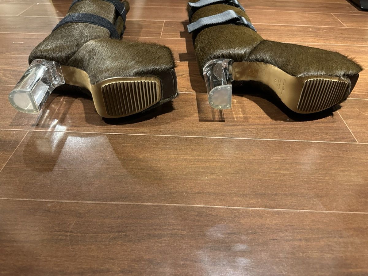 Rick Owens Rick owens fur calf-splint-brace kiss heels sz 42 Size US 9 / EU 42 - 5 Thumbnail