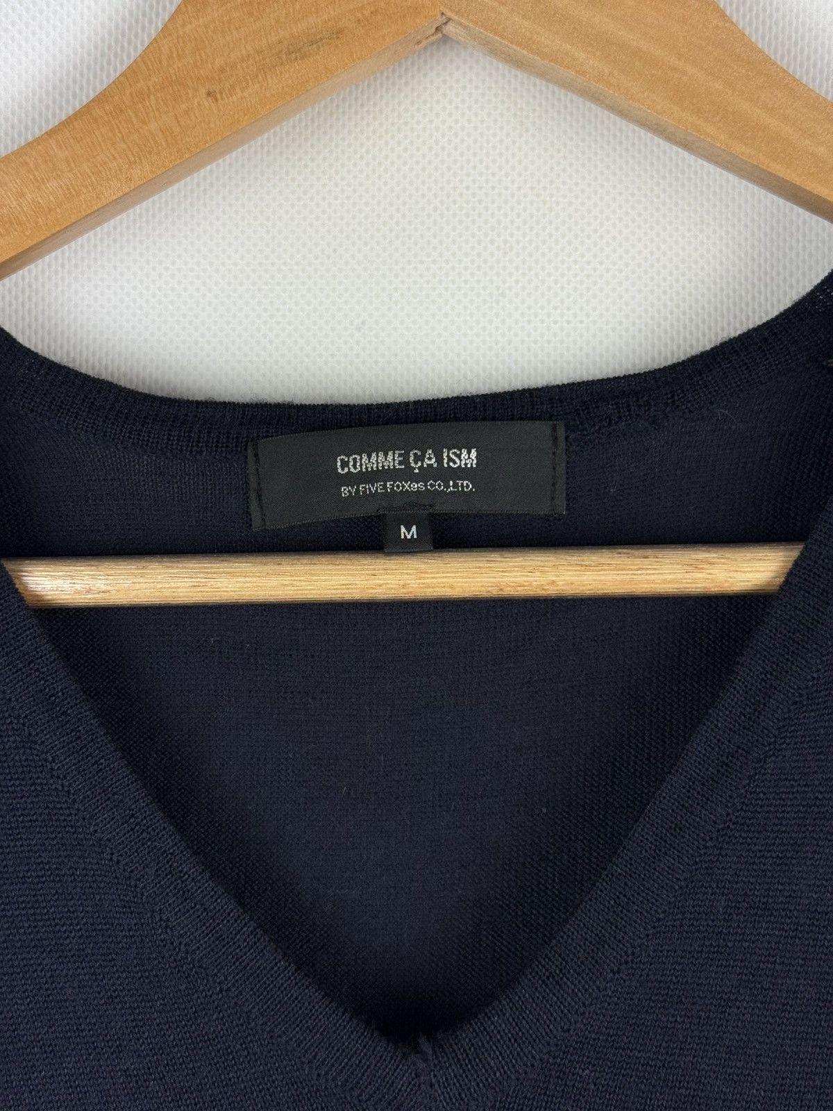 Comme Ca Ism Comme Ca Ism Japanese Knitted Sleeveless Wool Vest Sweater Size US M / EU 48-50 / 2 - 9 Thumbnail