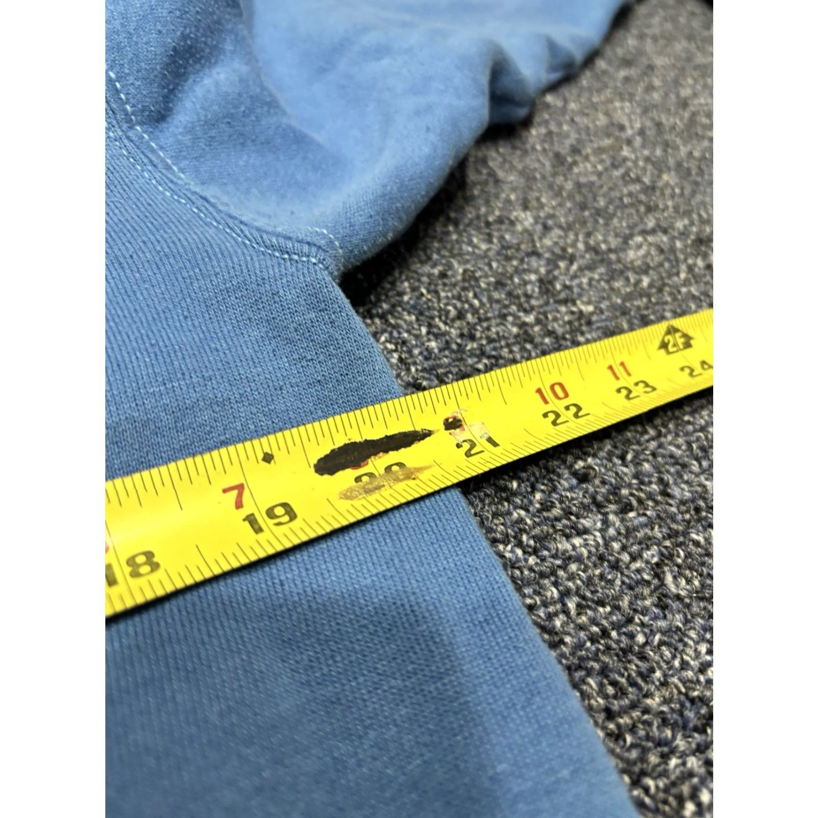 Russell Athletic VINTAGE Russell Athletic Hoodie Men S Blue College 70s Sweatshirt Pullover Long Sleeve Winter Size S Size US S / EU 44-46 / 1 - 3 Thumbnail