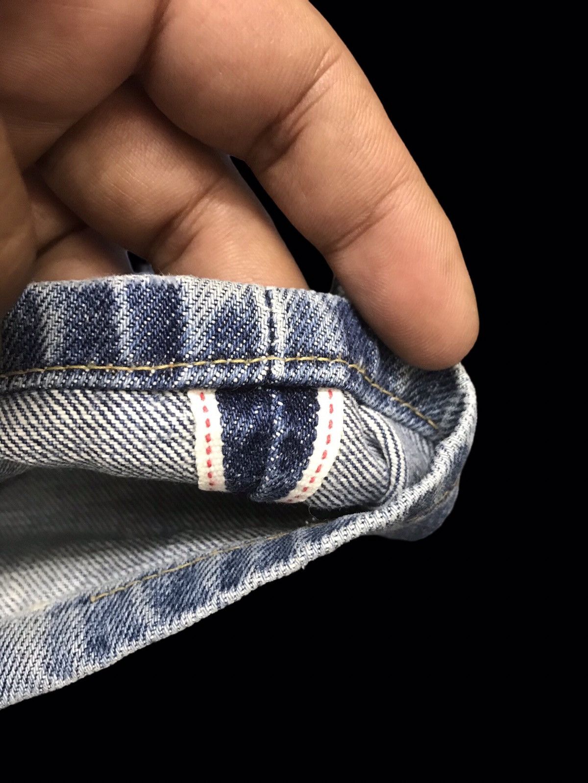 Levi's 💥THRASHED💥Vintage Levis 551ZXX BIG E LVC Thrshd Denim F182 Size US 33 - 8 Thumbnail