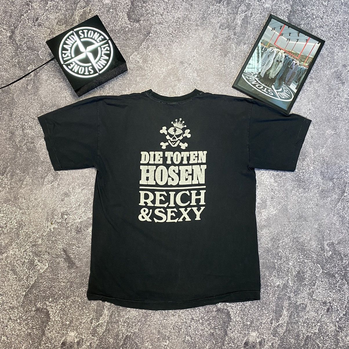 Band Tees Vintage Die Toten Hosen 1990’s Rock band distressed tee Size US XL / EU 56 / 4 - 2 Thumbnail