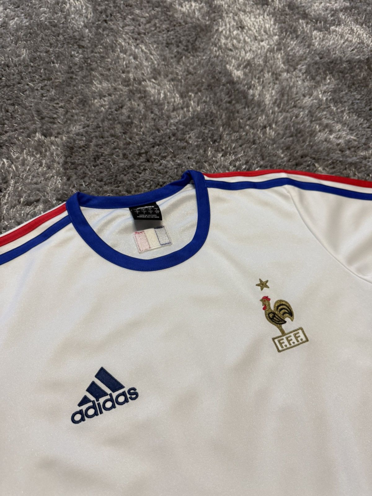 Adidas Adidas France National Team 2004 Away Football Jersey Size US S / EU 44-46 / 1 - 2 Thumbnail