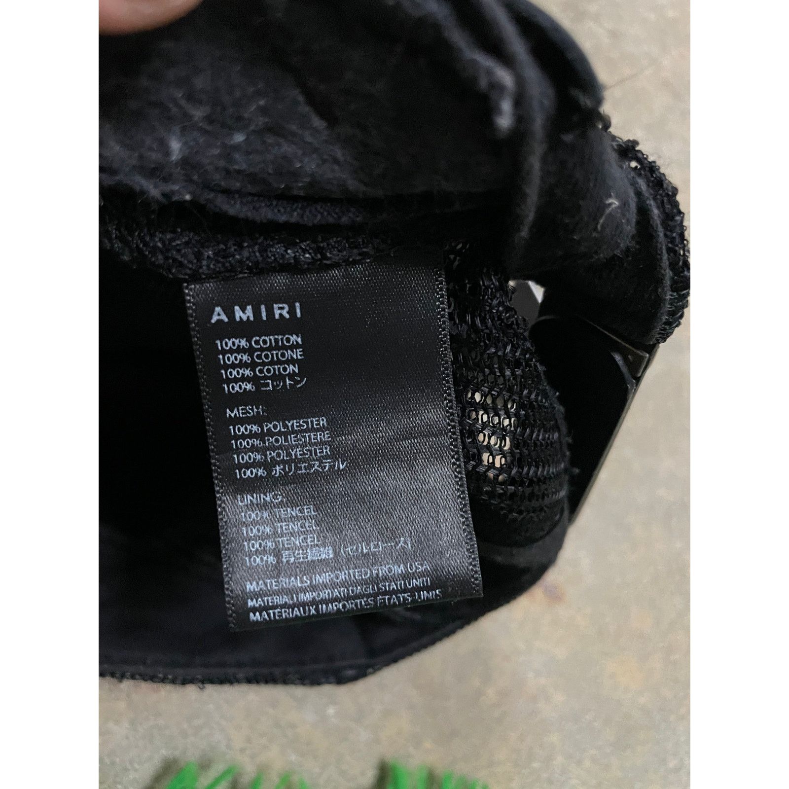 Amiri Amiri Cap Black Playboy Used OS Size ONE SIZE - 5 Thumbnail