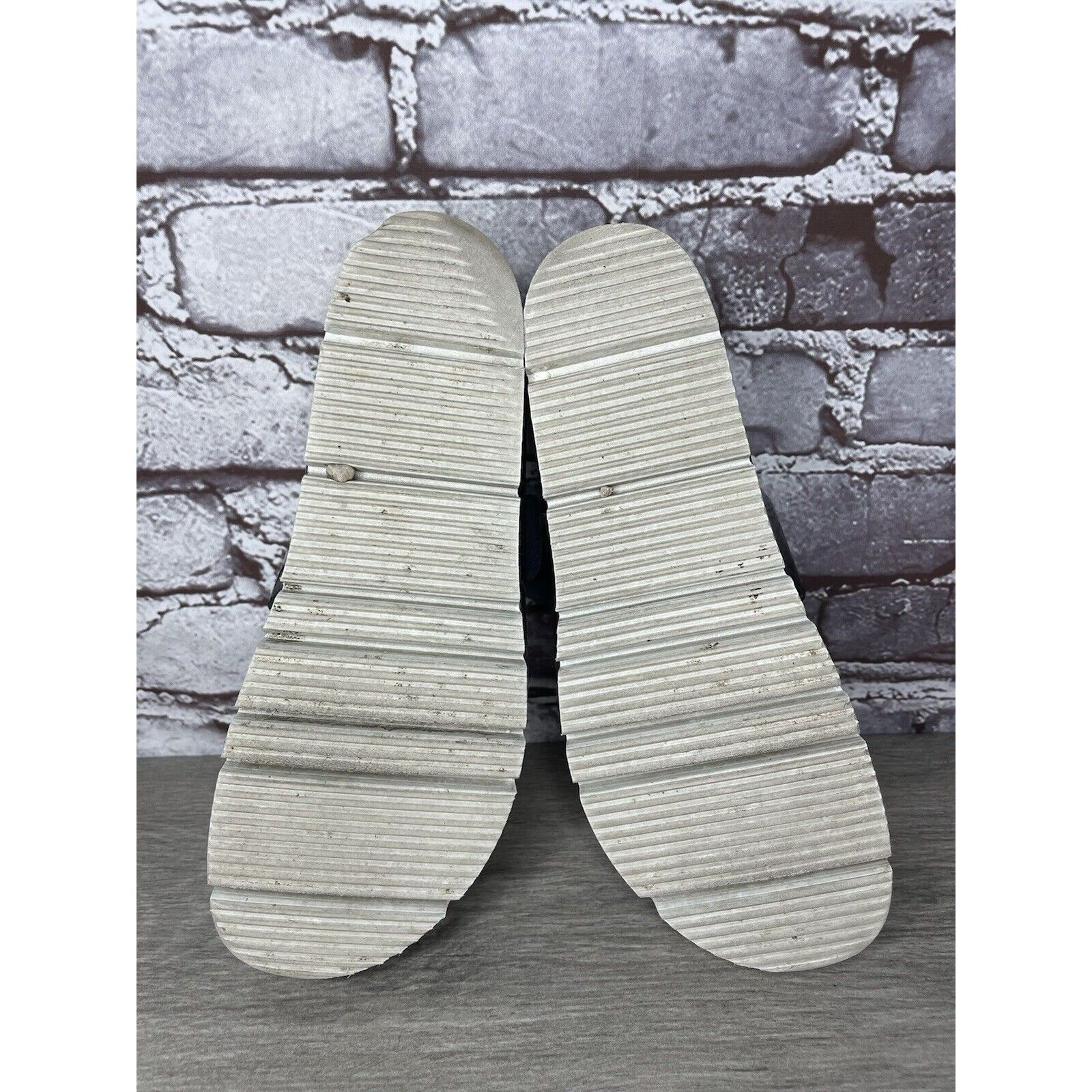 Mephisto Mephisto Silver Leather Black Patent Toe Strap Cork Wedge Sa Size US 8 / IT 38 - 13 Thumbnail