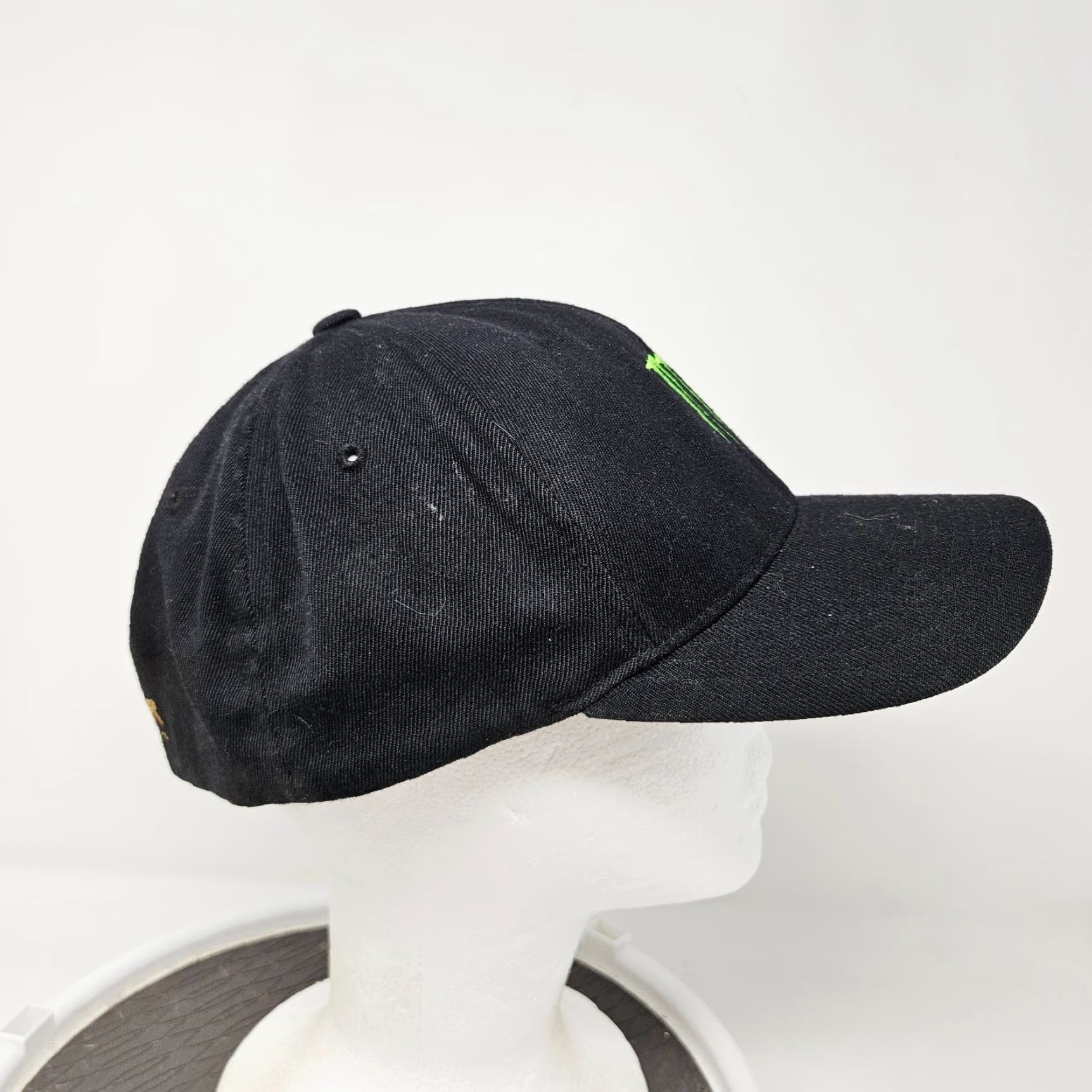 Vintage Monster Energy Hat Fitted Y2K Grunge Skater Look Size L/XL Black Cotton Canvas Baseball Cap Men Adjustable Sports Motorcycle Size ONE SIZE - 5 Thumbnail