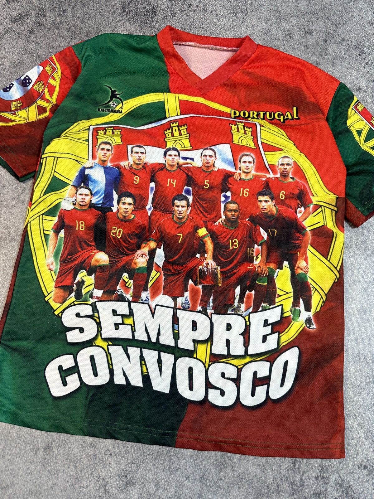 Vintage Vintage Portugal Soccer Jersey Blokecore Rare USA Style L Size US L / EU 52-54 / 3 - 2 Thumbnail
