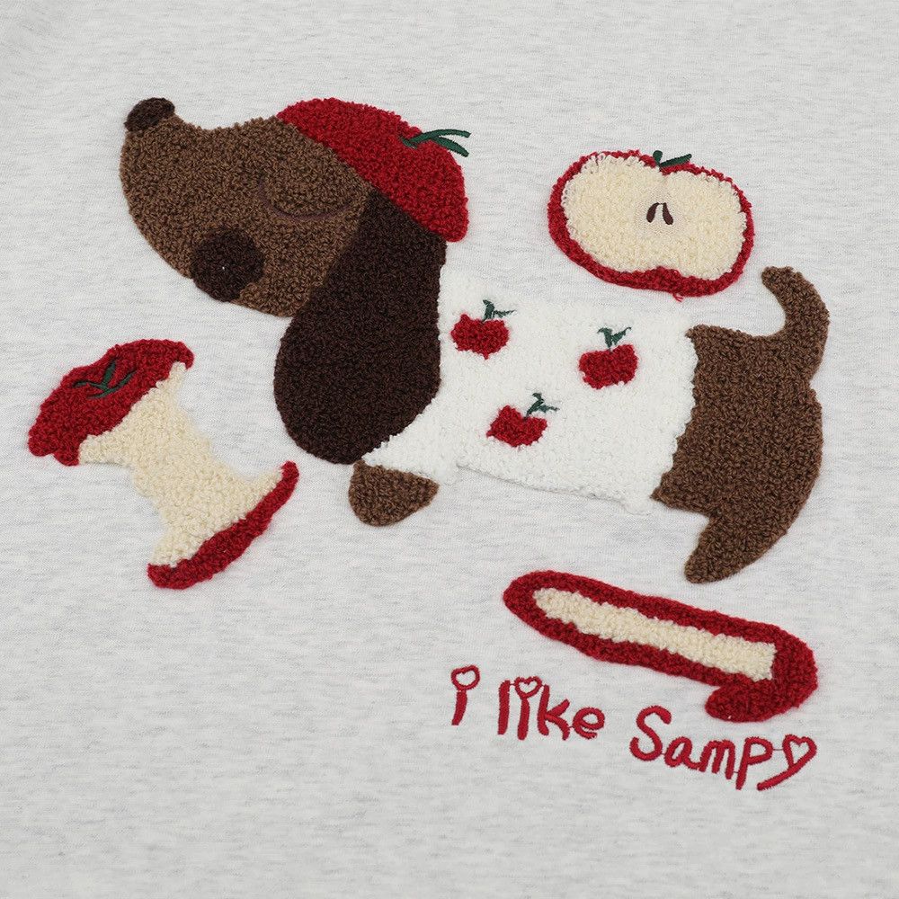 Vintage Men's hip-hop loose cartoon puppy embroidered T-shirt Size US M / EU 48-50 / 2 - 4 Thumbnail