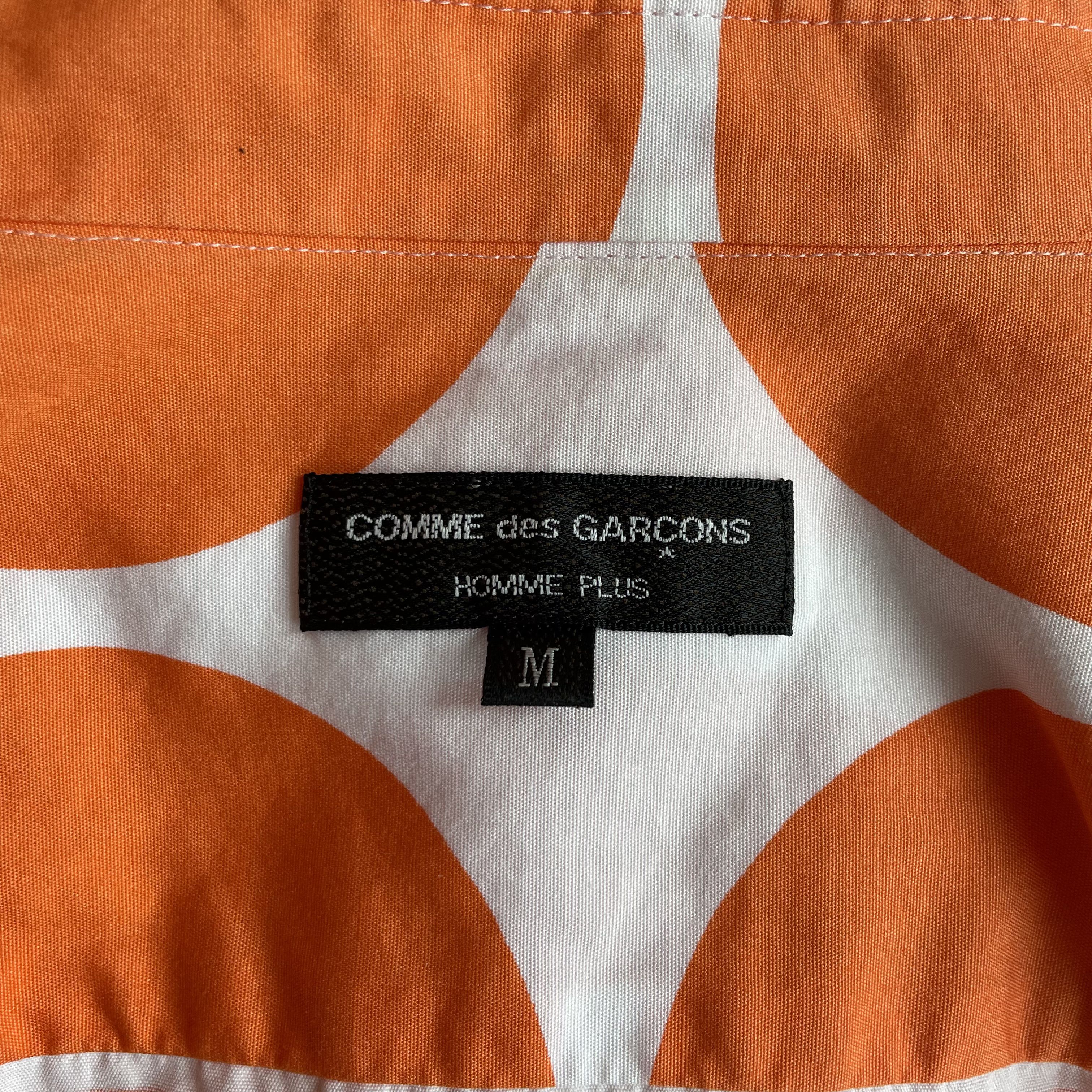 Comme des Garcons × Comme des Garcons Homme Plus CDG Comme des Garçons Homme Plus Shirt Button Up Orange Dots Size US S / EU 44-46 / 1 - 5 Thumbnail