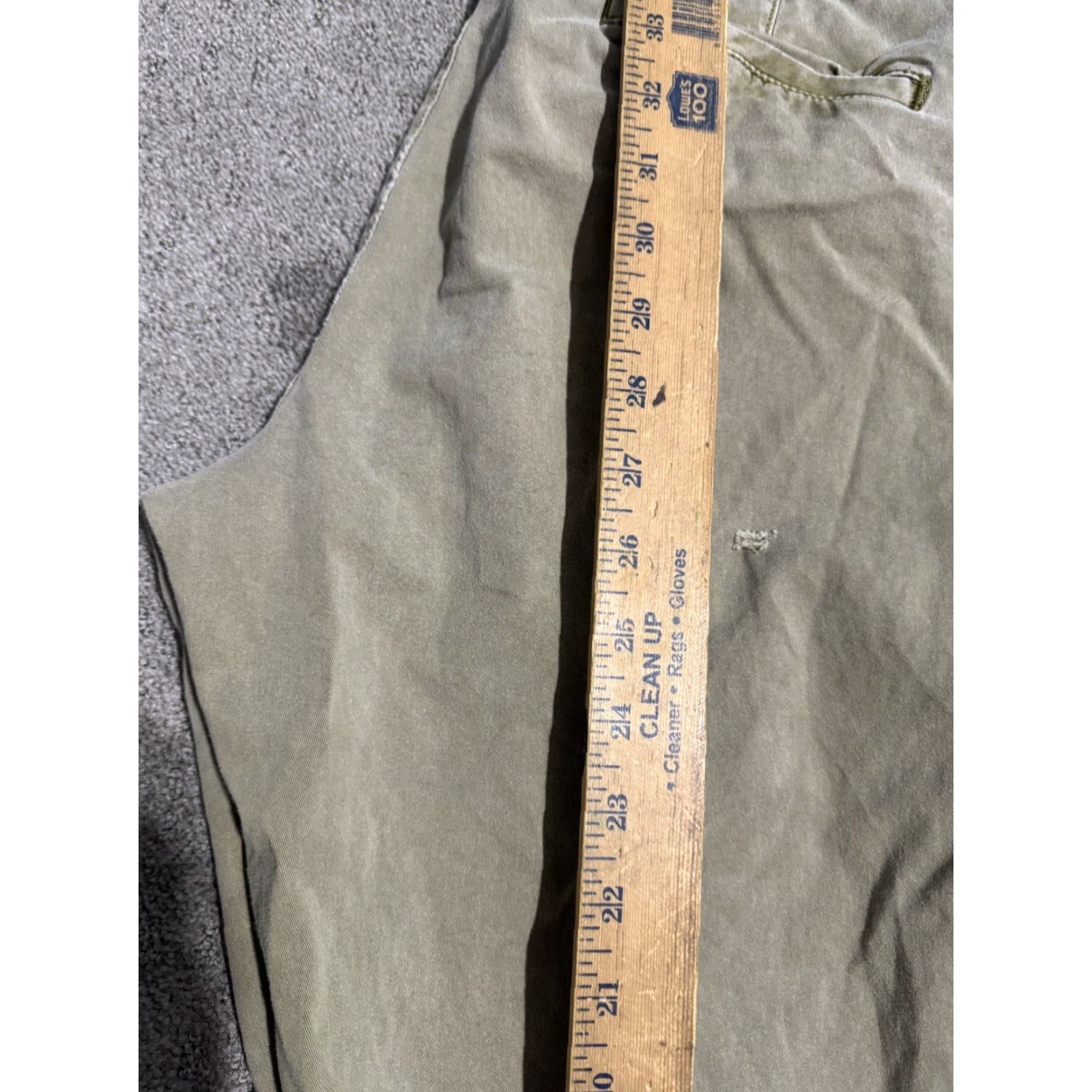 Gap Gap Plus Size 14 Chino Pants Light Tan Cotton Stretch Womens Size 36" / US 14 / IT 50 - 6 Thumbnail