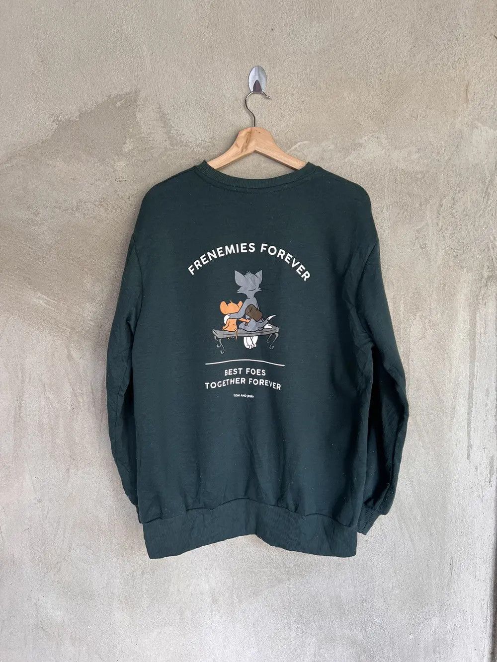 Cartoon Network × Vintage Vintage Tom And Jerry Cartoon Sweatshirt Size US L / EU 52-54 / 3 - 5 Thumbnail
