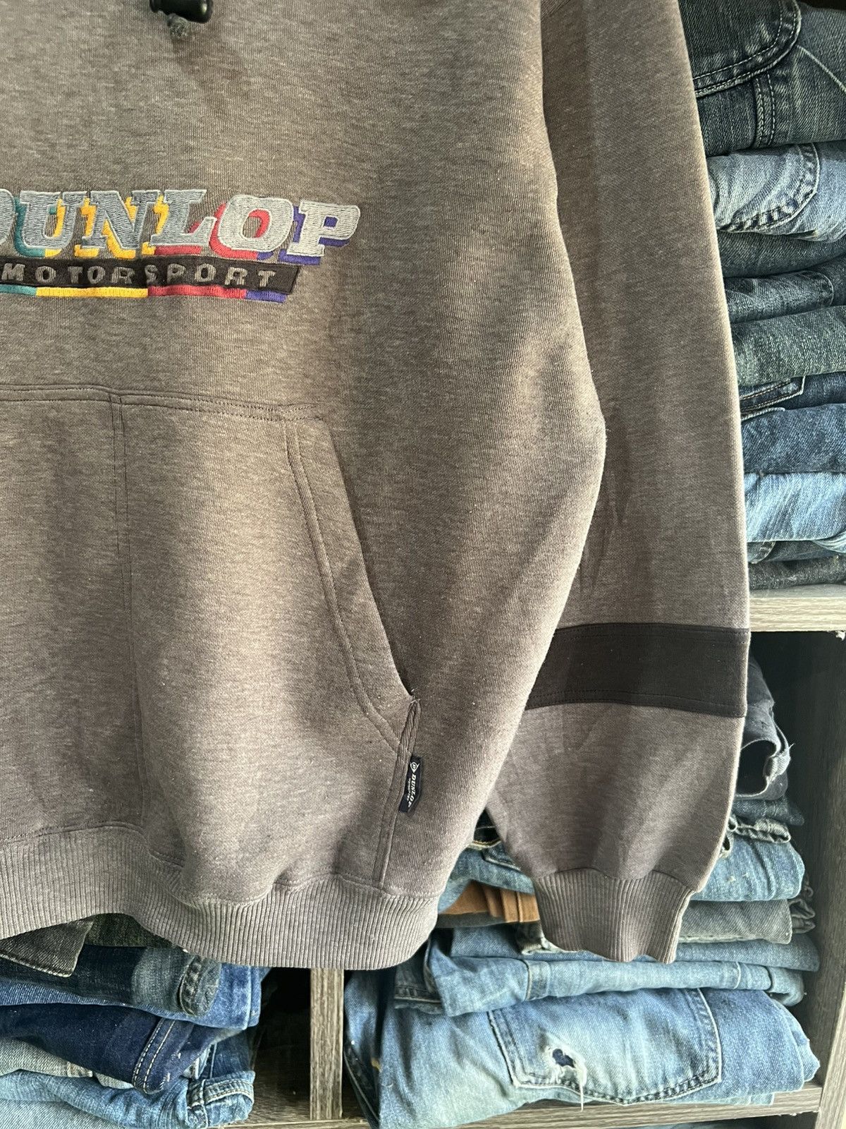 Dunlop 🔥Vintage Dunlop Motorsport Pullover Hoodie Size US M / EU 48-50 / 2 - 7 Thumbnail