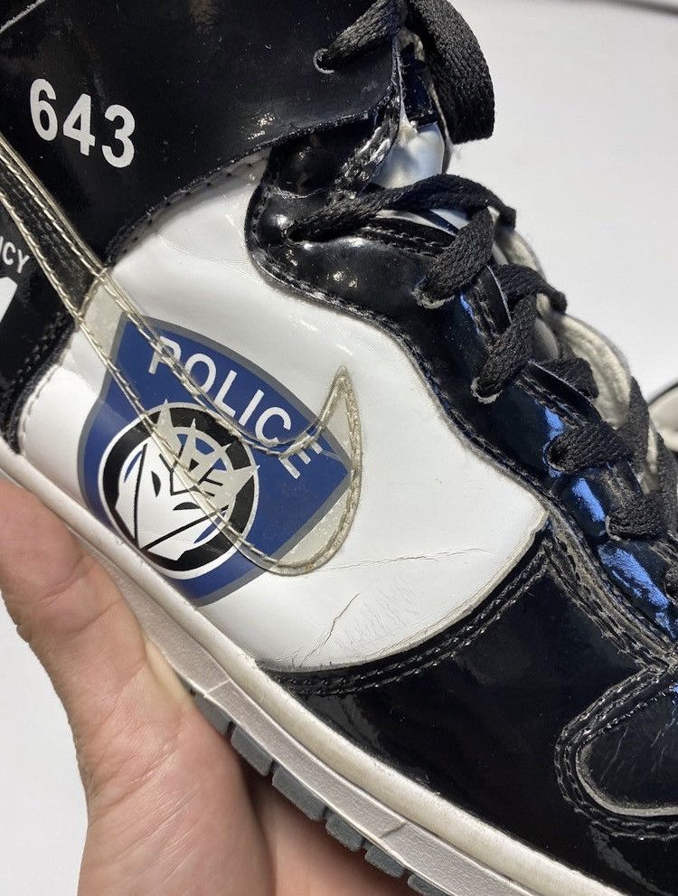 Nike × Vintage Vintage Nike Transformers Police varnish dunk shoes size 10 Size US 10 / EU 43 - 10 Thumbnail