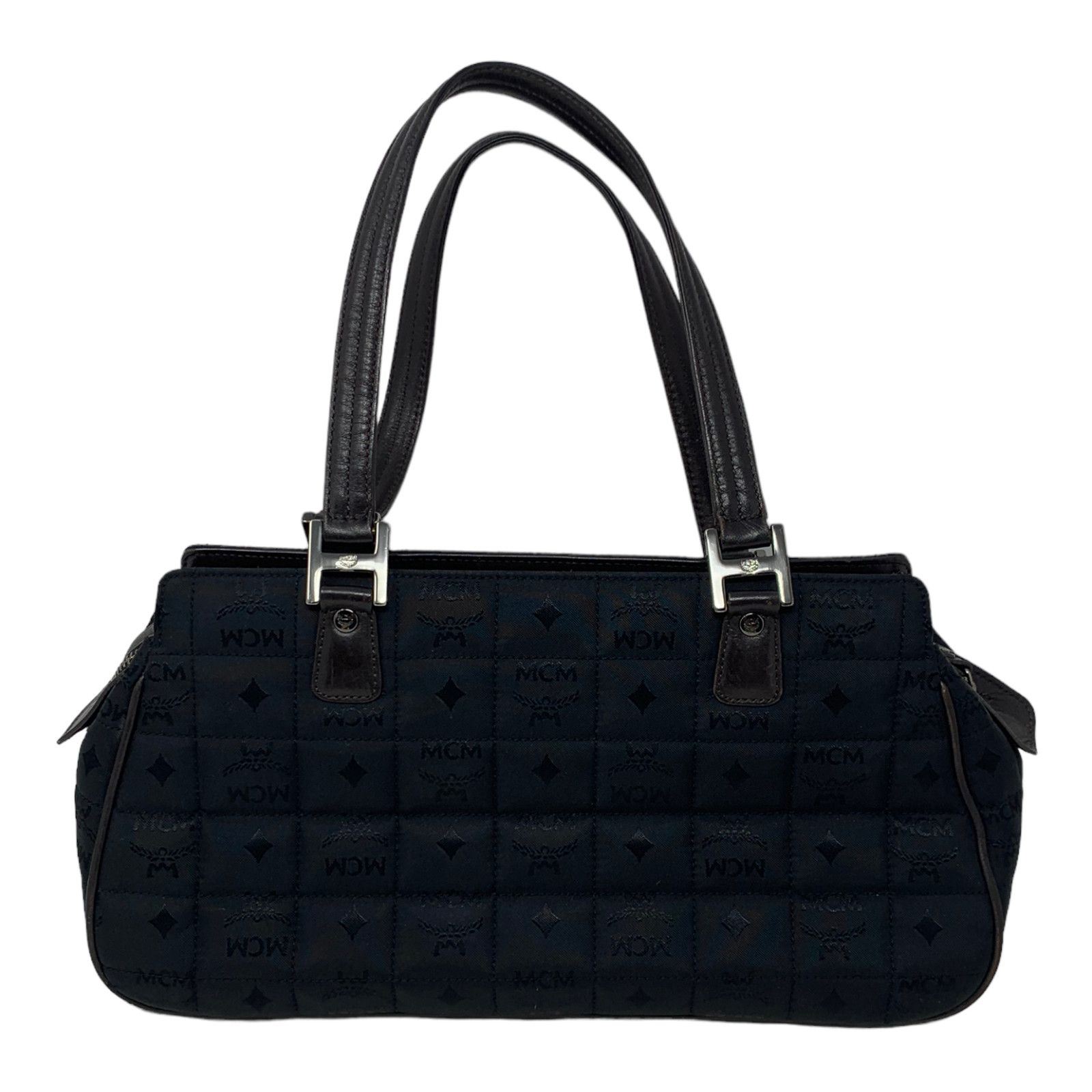 MCM MCM Monogram Visetos Nylon with Leather Trim Shoulder bag Size ONE SIZE - 14 Thumbnail