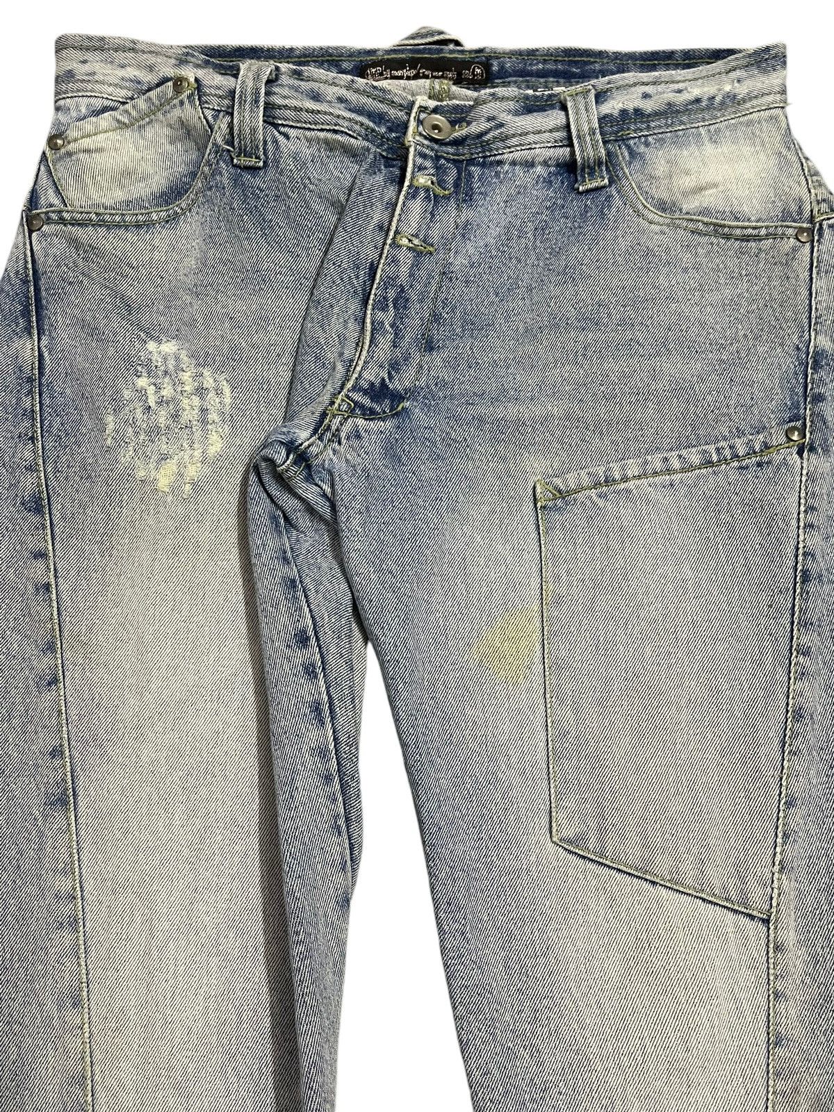 semanticdesign Vintage Japanese Brand Blue Faded Wash Distress Style Jeans Size US 32 / EU 48 - 4 Thumbnail
