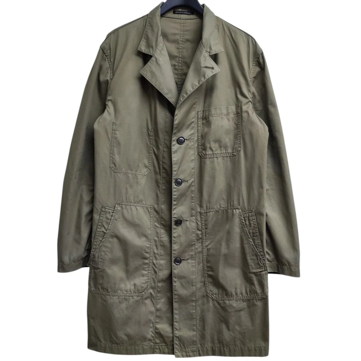 Yohji Yamamoto Yohji Yamamoto pour homme/Military-style long jacket Size US L / EU 52-54 / 3 - 1 Thumbnail