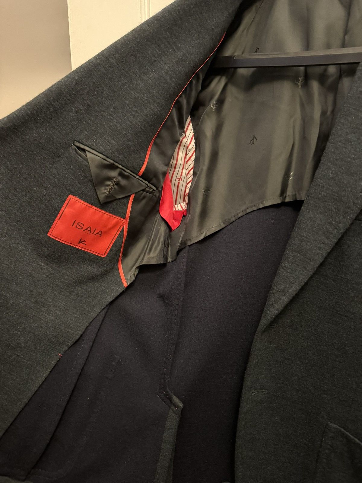 Isaia ISAIA Napoli Wool Blazer US 40 IT 50 Green Made in Italy Size 40R - 3 Thumbnail