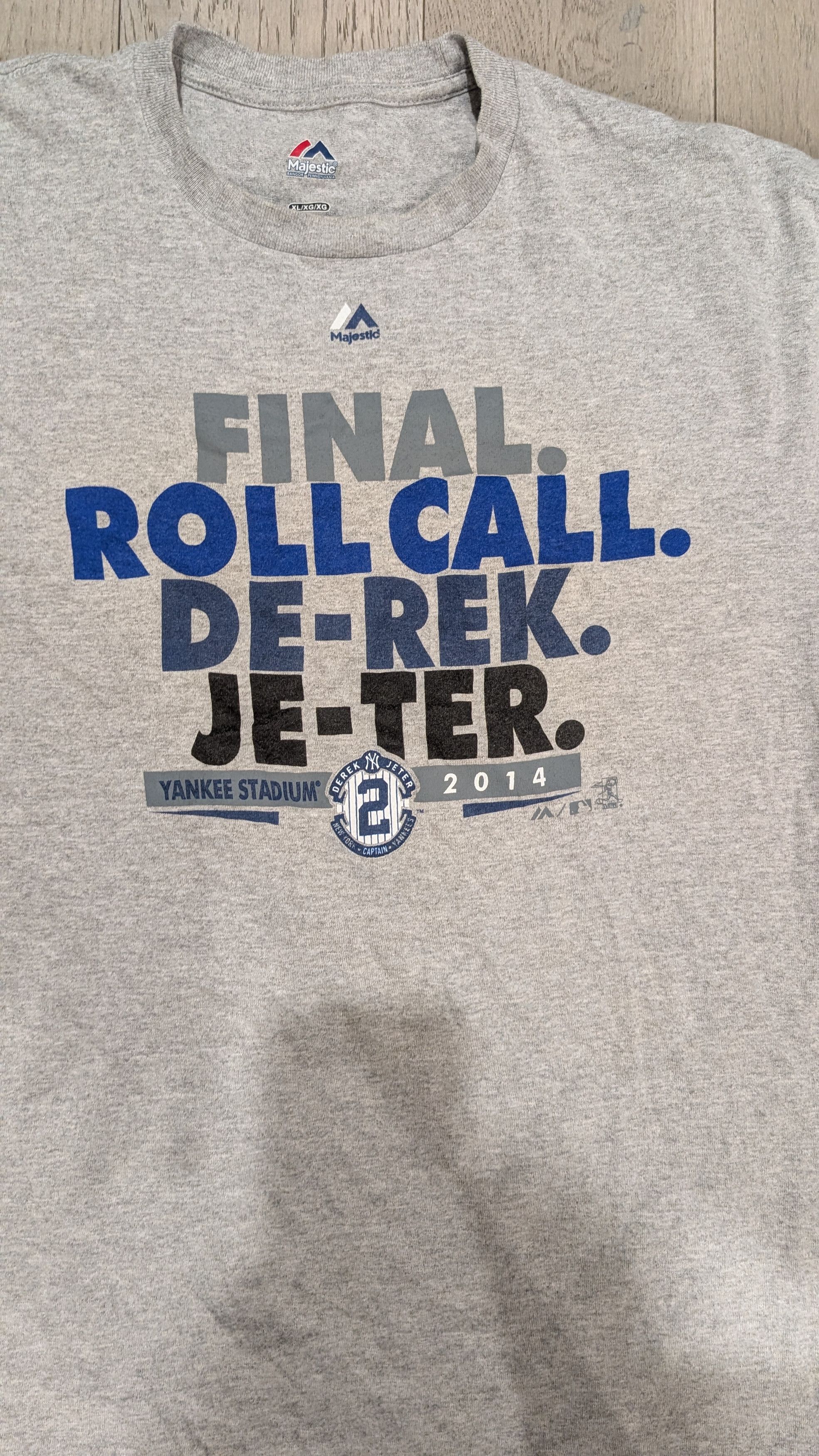 Majestic Retro Majestic Deter Jeter New York Yankee T-Shirt Size US XL / EU 56 / 4 - 2 Thumbnail