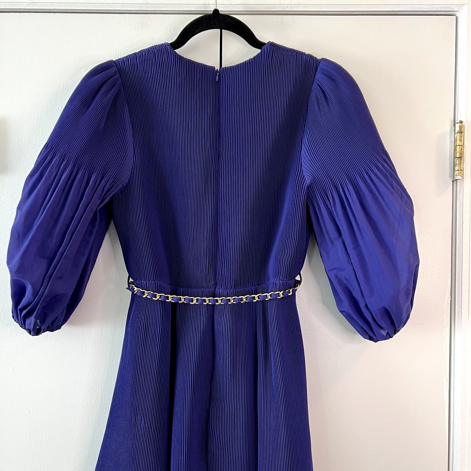 Zimmermann ZIMMERMANN LASER-CUT MIDI DRESS IN DARK PURPLE Size 1 S Size S / US 4 / IT 40 - 9 Thumbnail